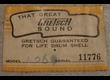 Batterie vintage Gretsch Broadkaster 70’s Stop Sign Badge USA Bomber kit 