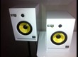 Paire de KRK Rockit 6 G2 White Parfait état + Pieds