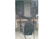 A vendre, 2 enceintes RCF 525A + housses RCF Pro + Pieds K&M