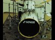 Echange ou vends batterie Sonor Force 1007 blanche