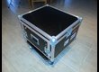 Rack 6 unités à rails, 19", 45cm, 3 couvercles TBE