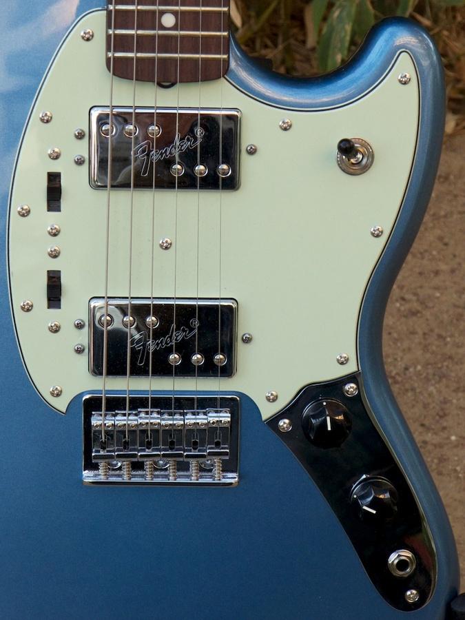 Fender Pawn Shop  Mustang Special - Lake Placid Blue Rosewood Red Led images