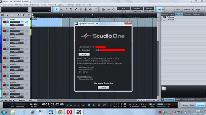 PreSonus Studio One 2 Anonymous  images