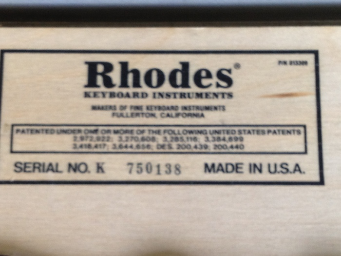 Rhodes Mark II Stage 73 tom_facebook images