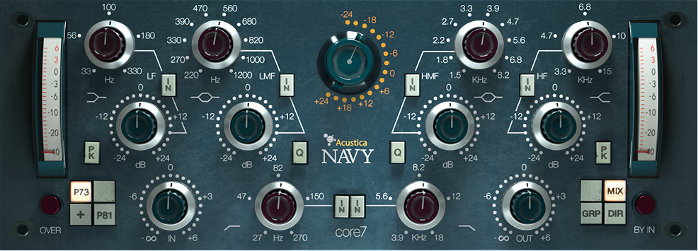 Acustica Audio announces Navy channel strip - Audiofanzine