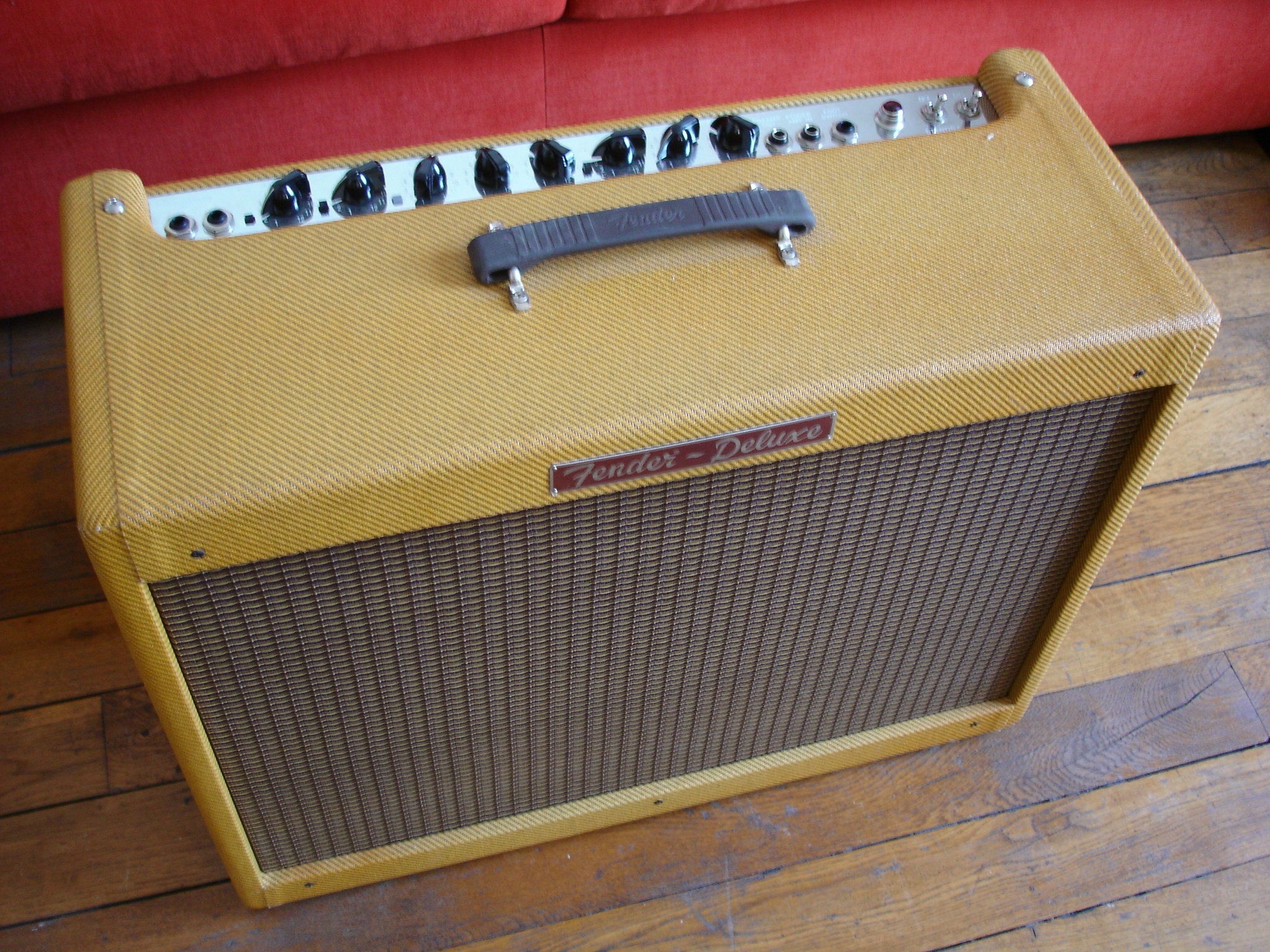 Photo Carvin CT7C Fender hot rod deluxe lacquered tweed jensen c12n limited edition 312135