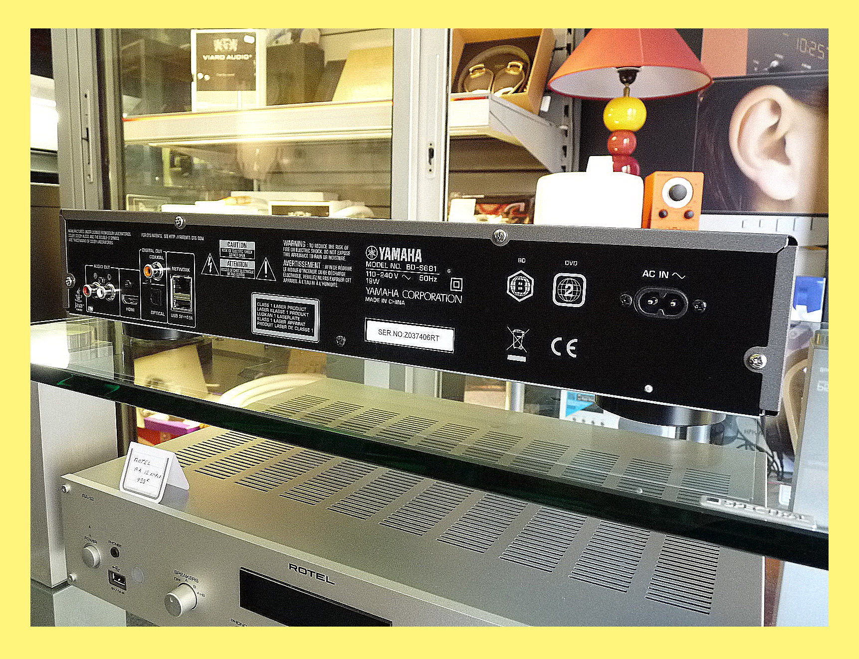 YAMAHA BDS681 lecteur bluray AUDIO VIDEO PASSION (Languedoc