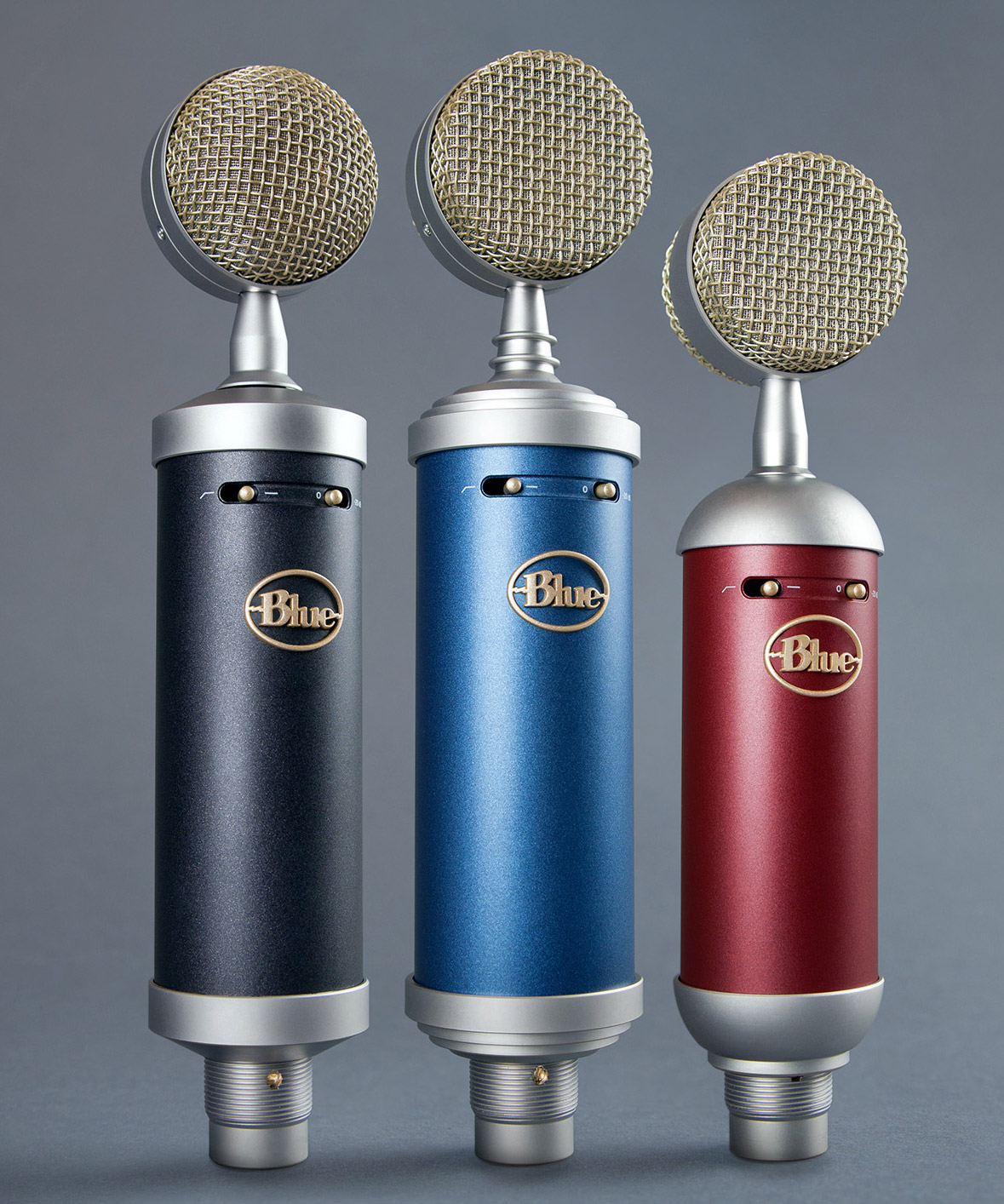 Nouveaux micros statiques à large membrane Blue Microphones Baby Bottle SL,  Spark SL et Bluebird SL - Audiofanzine