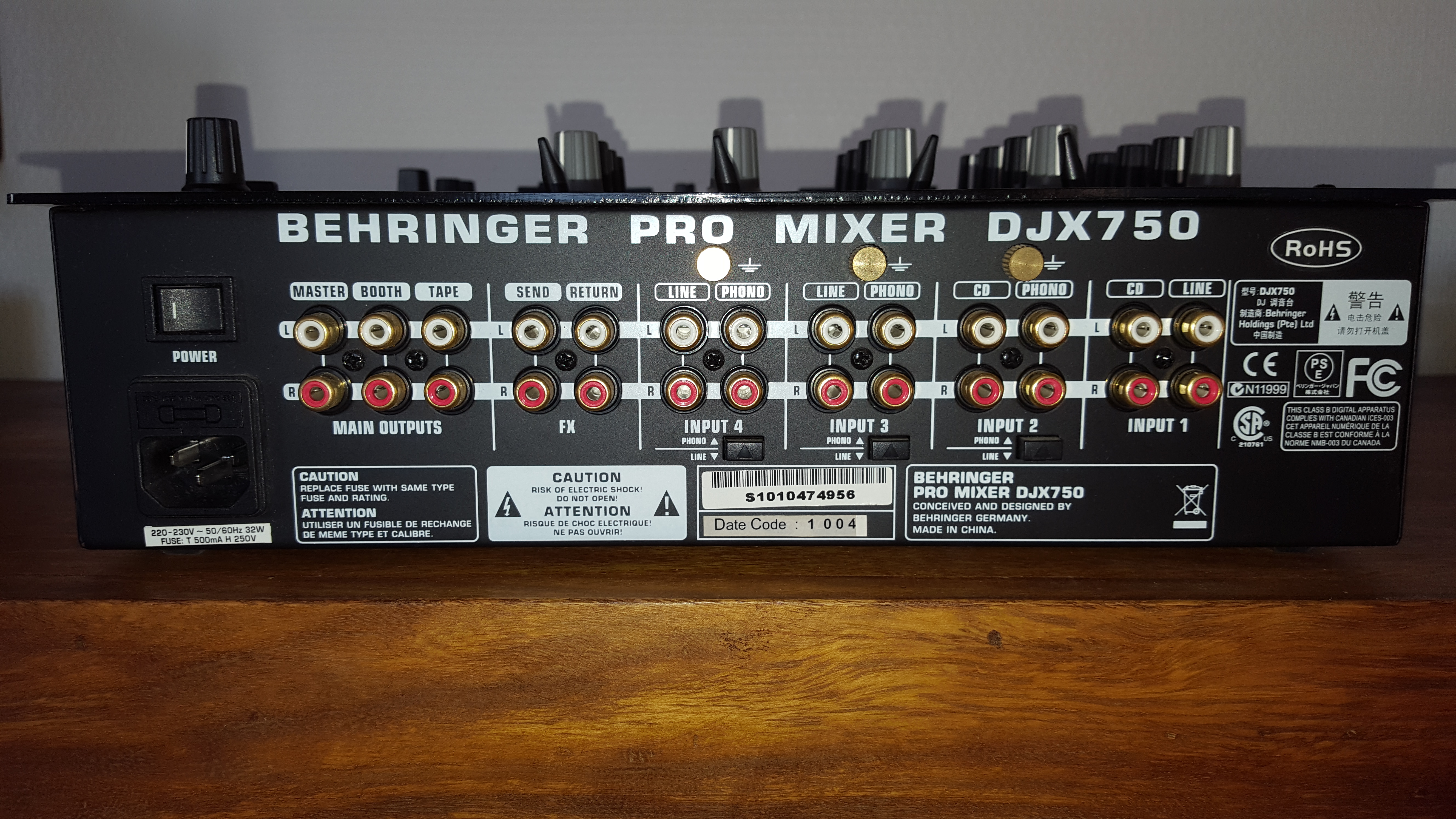 Photo Thermionic Culture The Little Bustard Behringer DJX 750 2