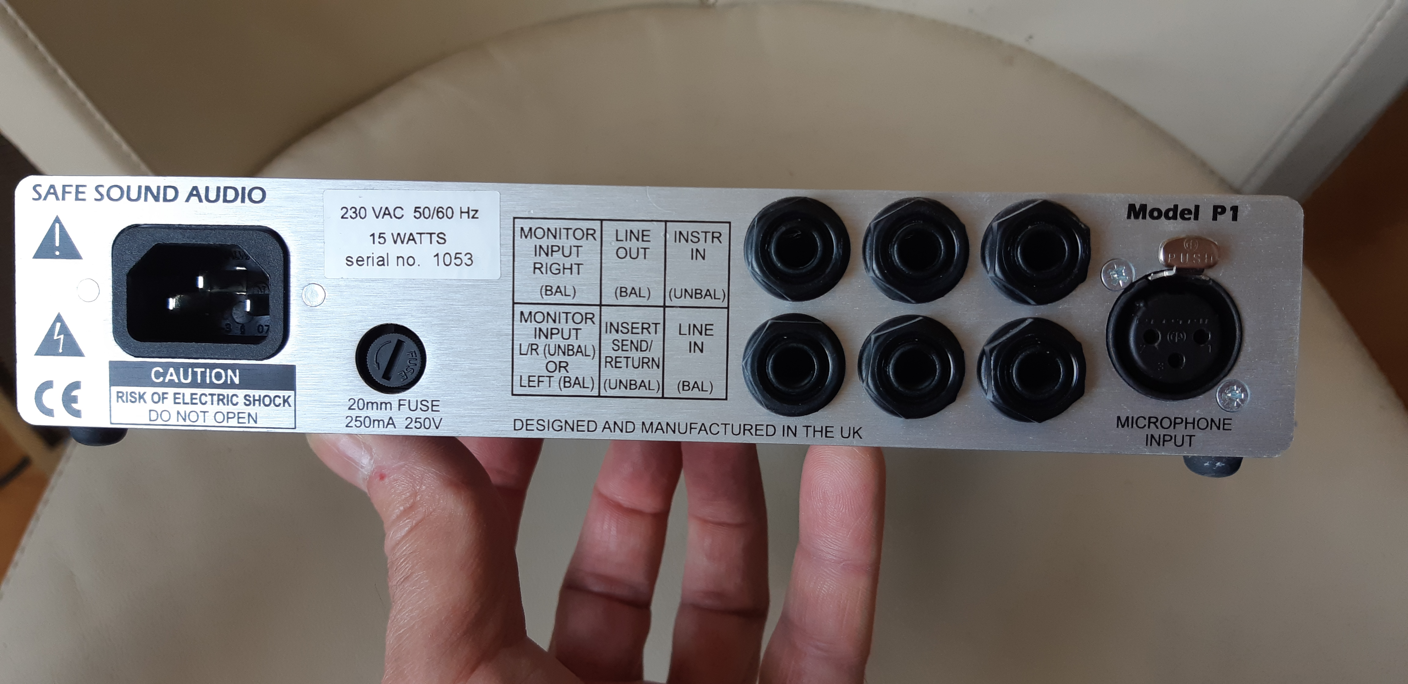 SAFE SOUND AUDIO Model P1 Excellent Préampli Micro (IledeFrance) Audiofanzine