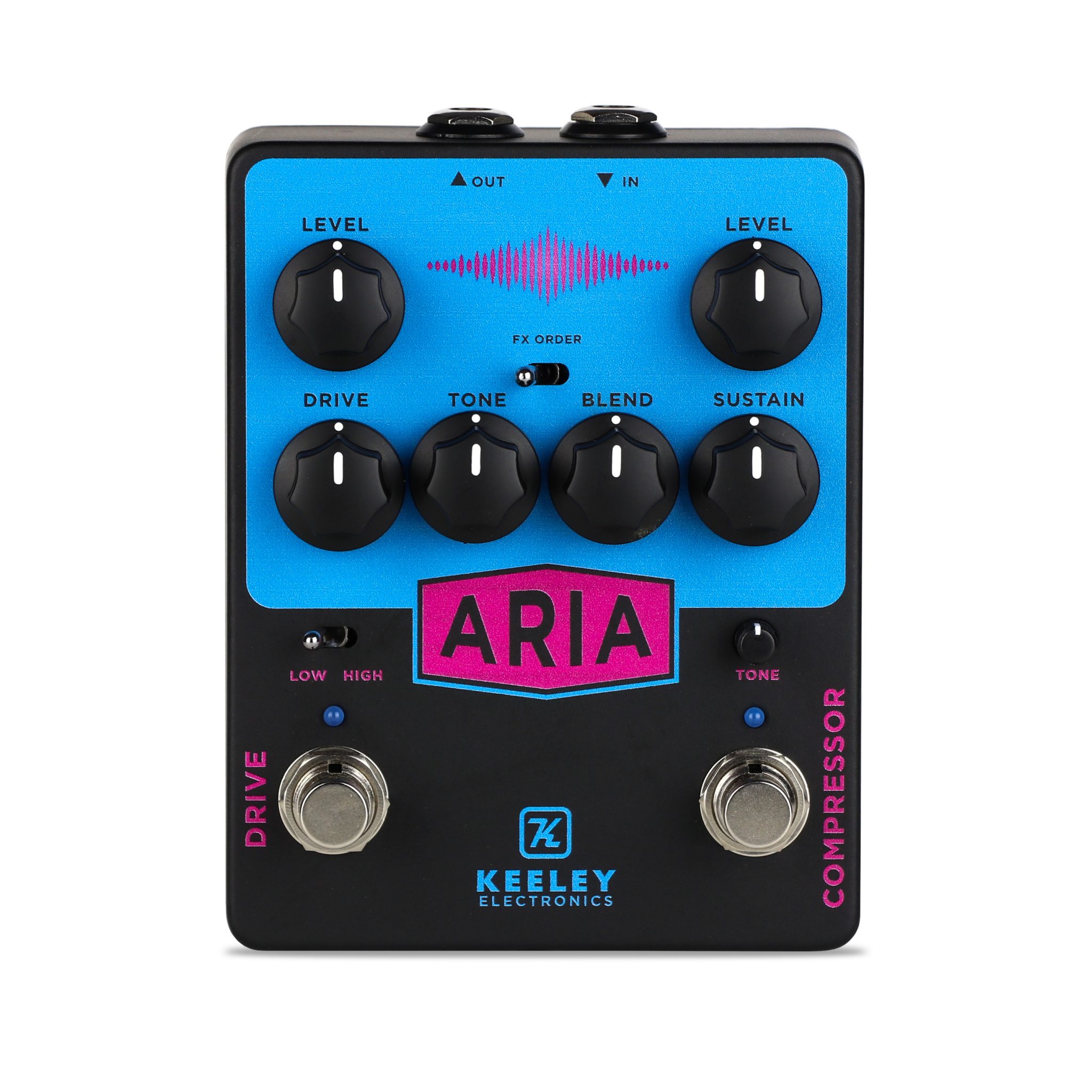 KEELEY ARIA COMPRESSOR・OVERDRIVE 美品 - 楽器・機材