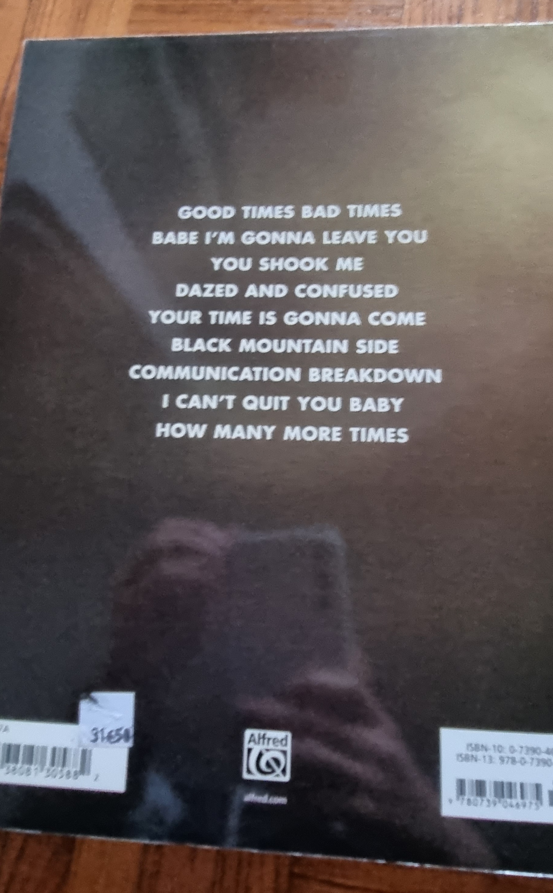 Vends Livres / Partitions de musique (Noir désir/ Led Zeppelin