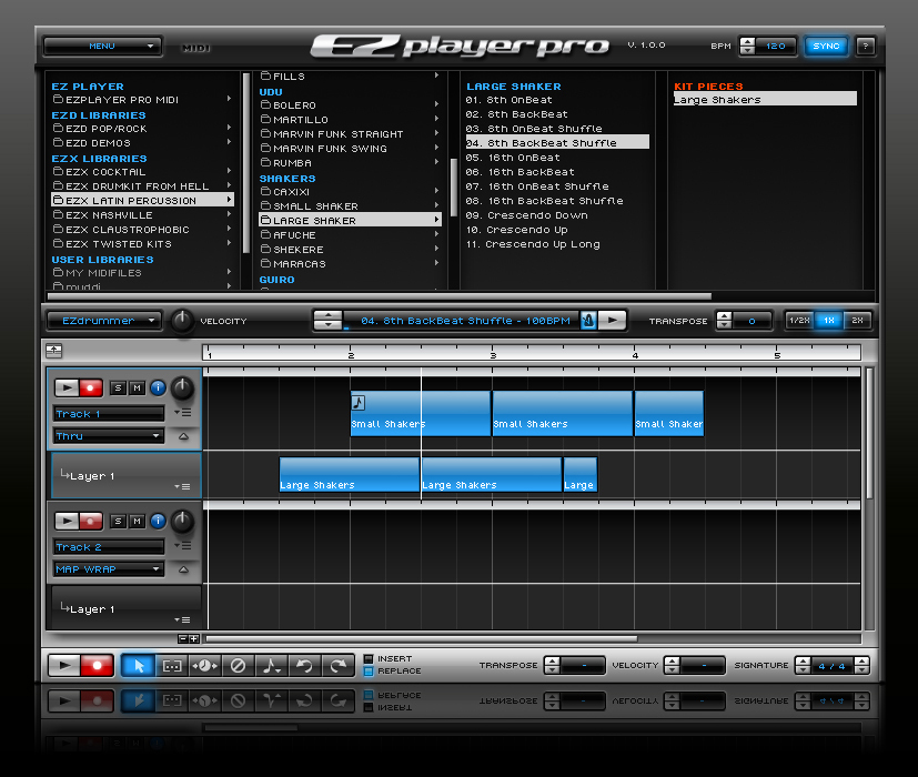 midi map from addictive drums to ezdrummer