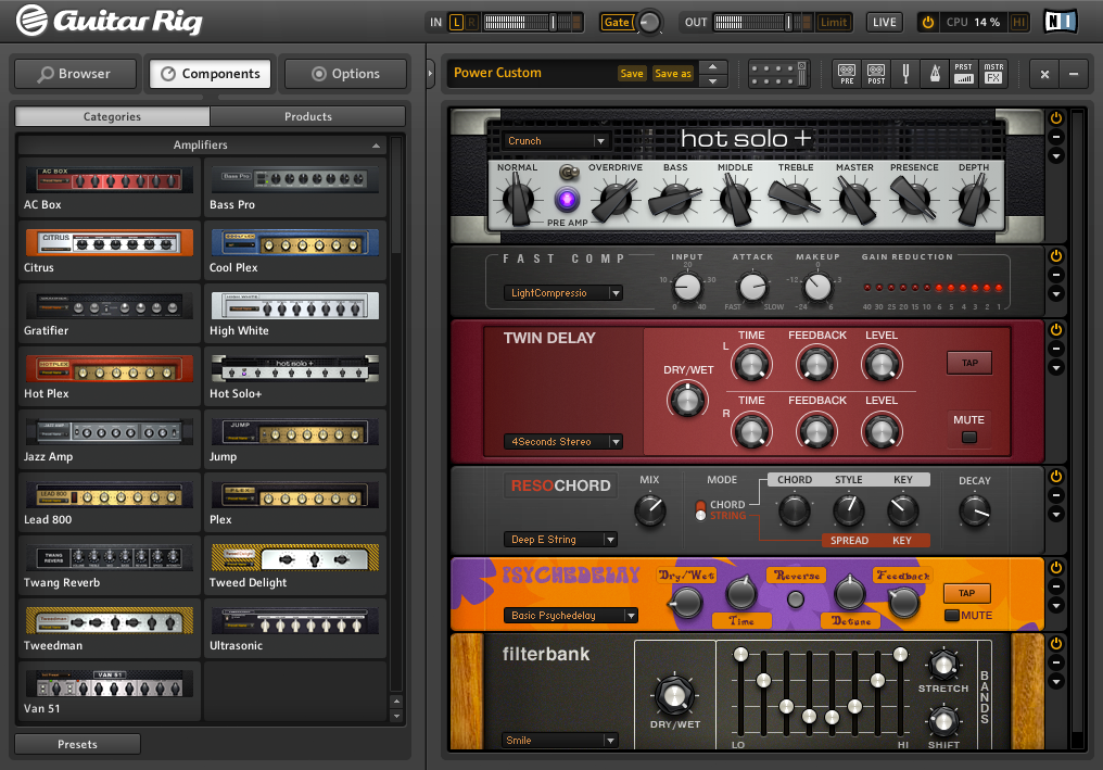 guitar rig 5 vst plugin properties