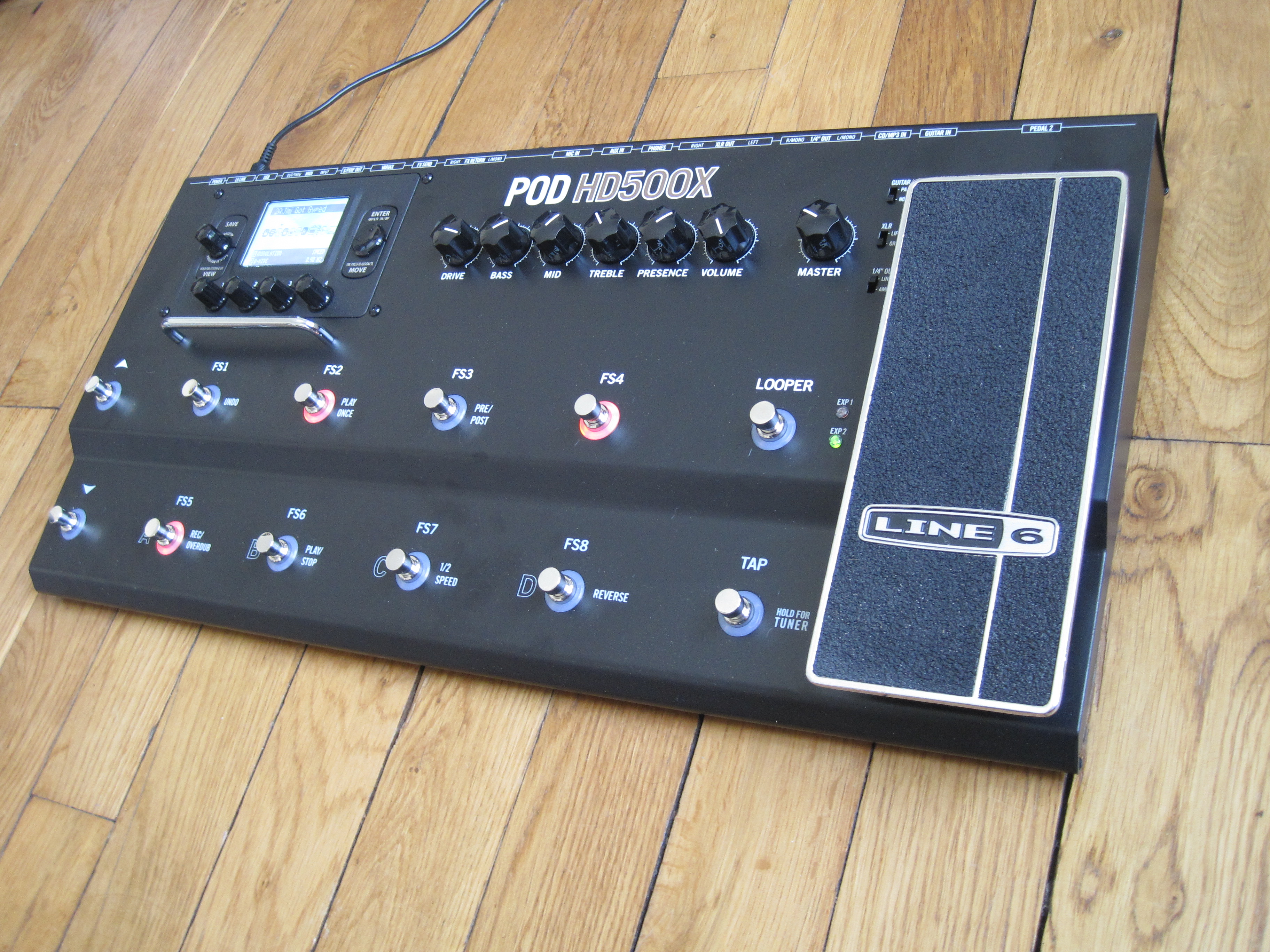  Line 6 Pod-Hd 500 Multi-Effects Floorboard Unit - POD-HD-500 :  Musical Instruments