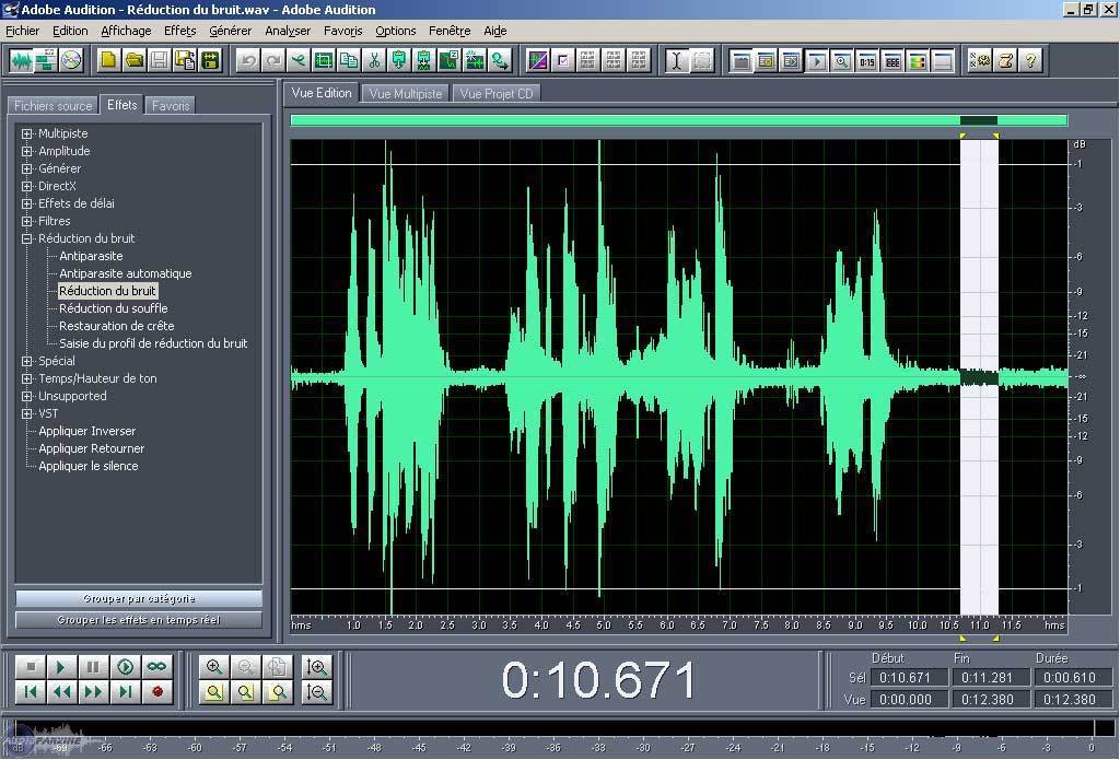 Audition 2 - Adobe Audition 2 - Audiofanzine