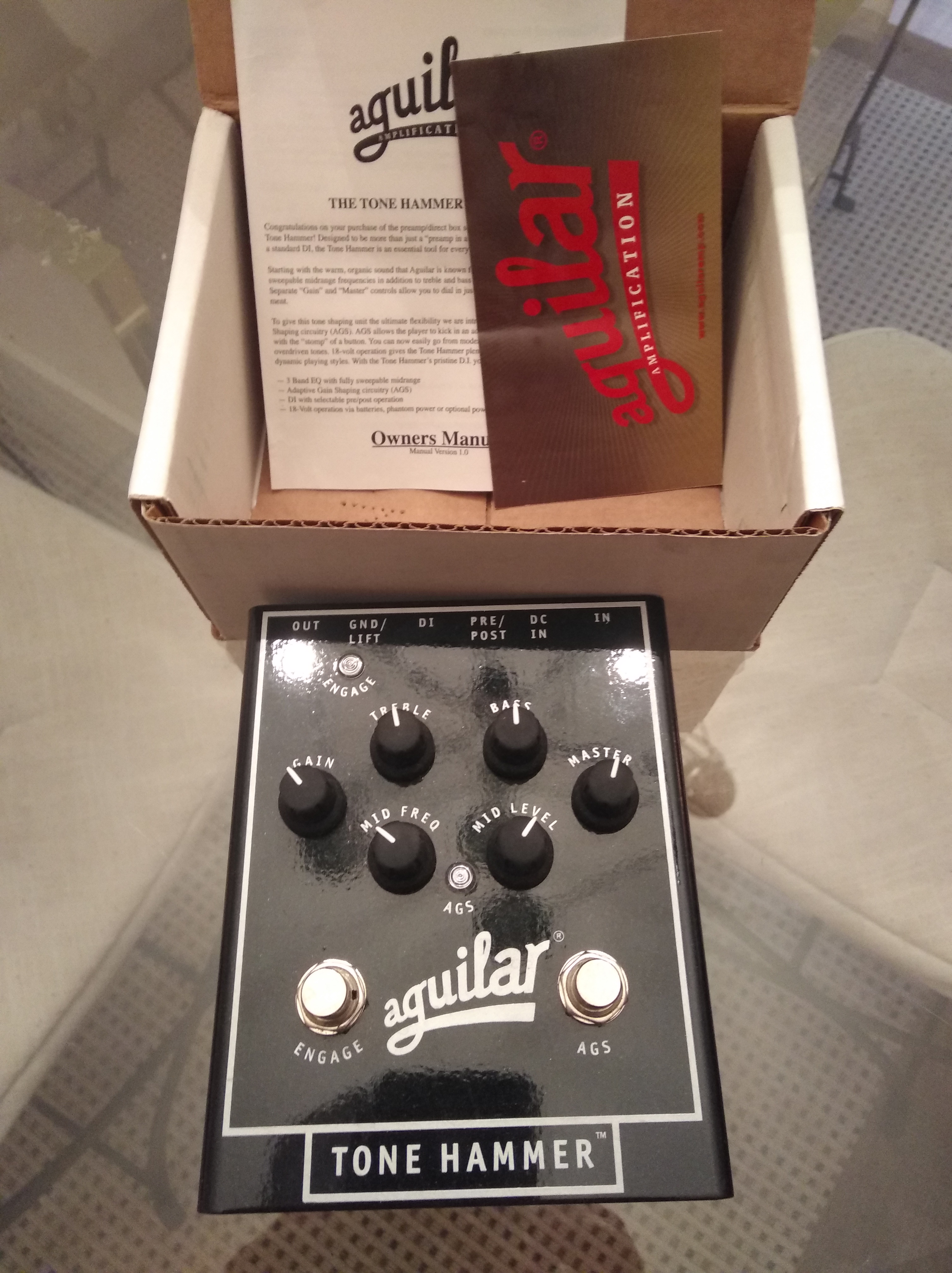 TONE HAMMER PREAMP/D.I. Aguilar Tone Hammer Preamp/D.I. Audiofanzine