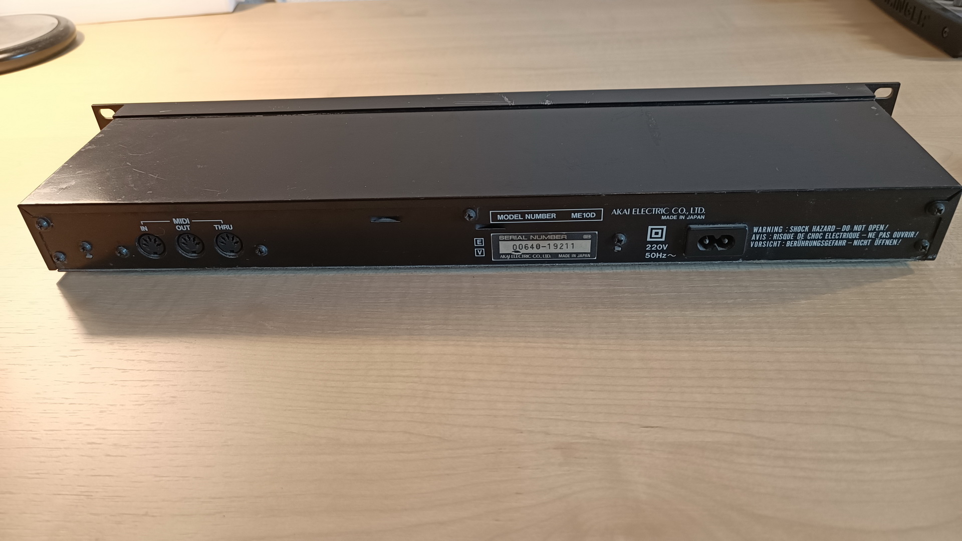 ME10D - Akai Professional ME10D - Audiofanzine