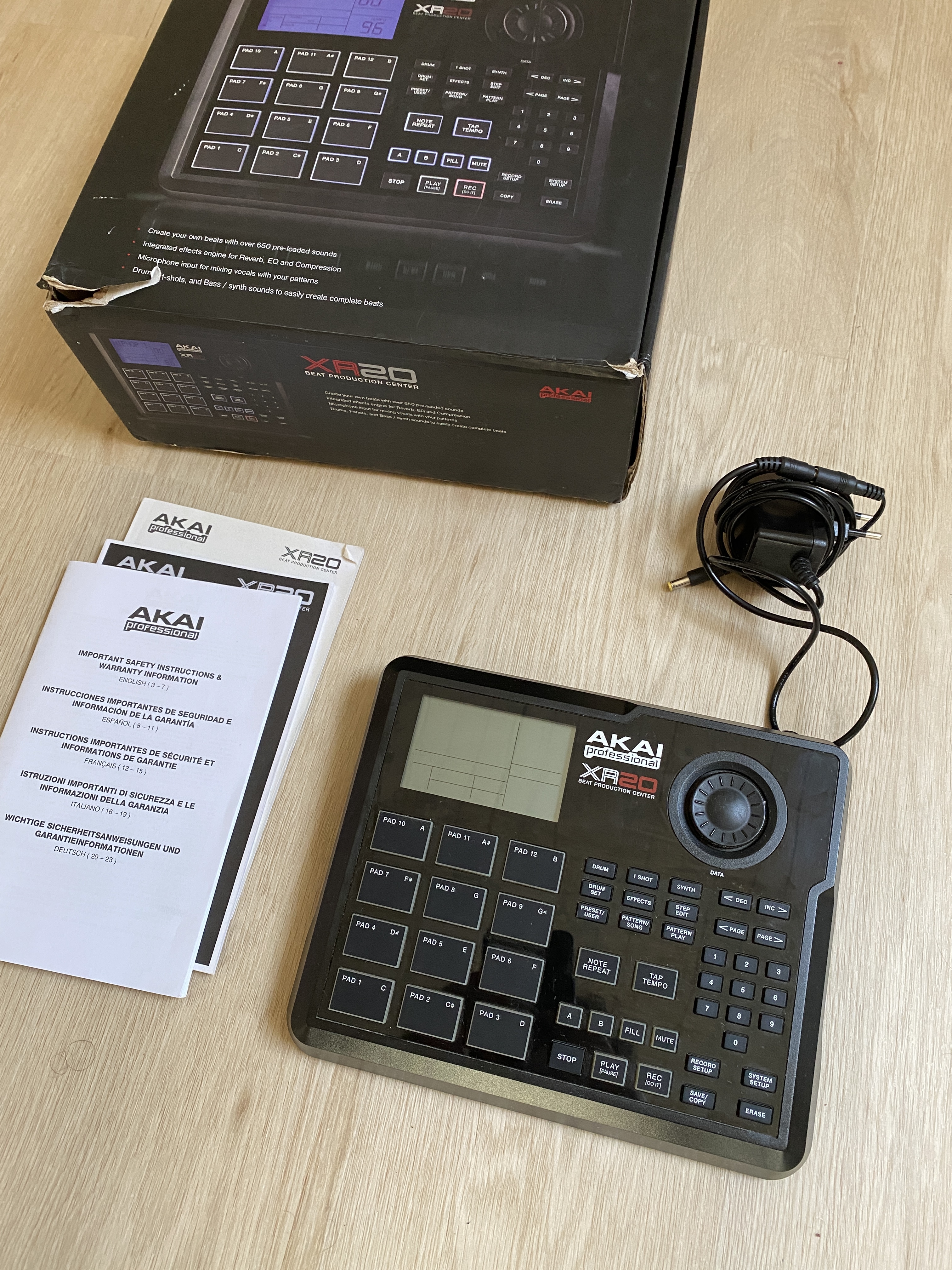 AKAI XR20 動作完動品 マニュアル付き - エフェクター、PA機器