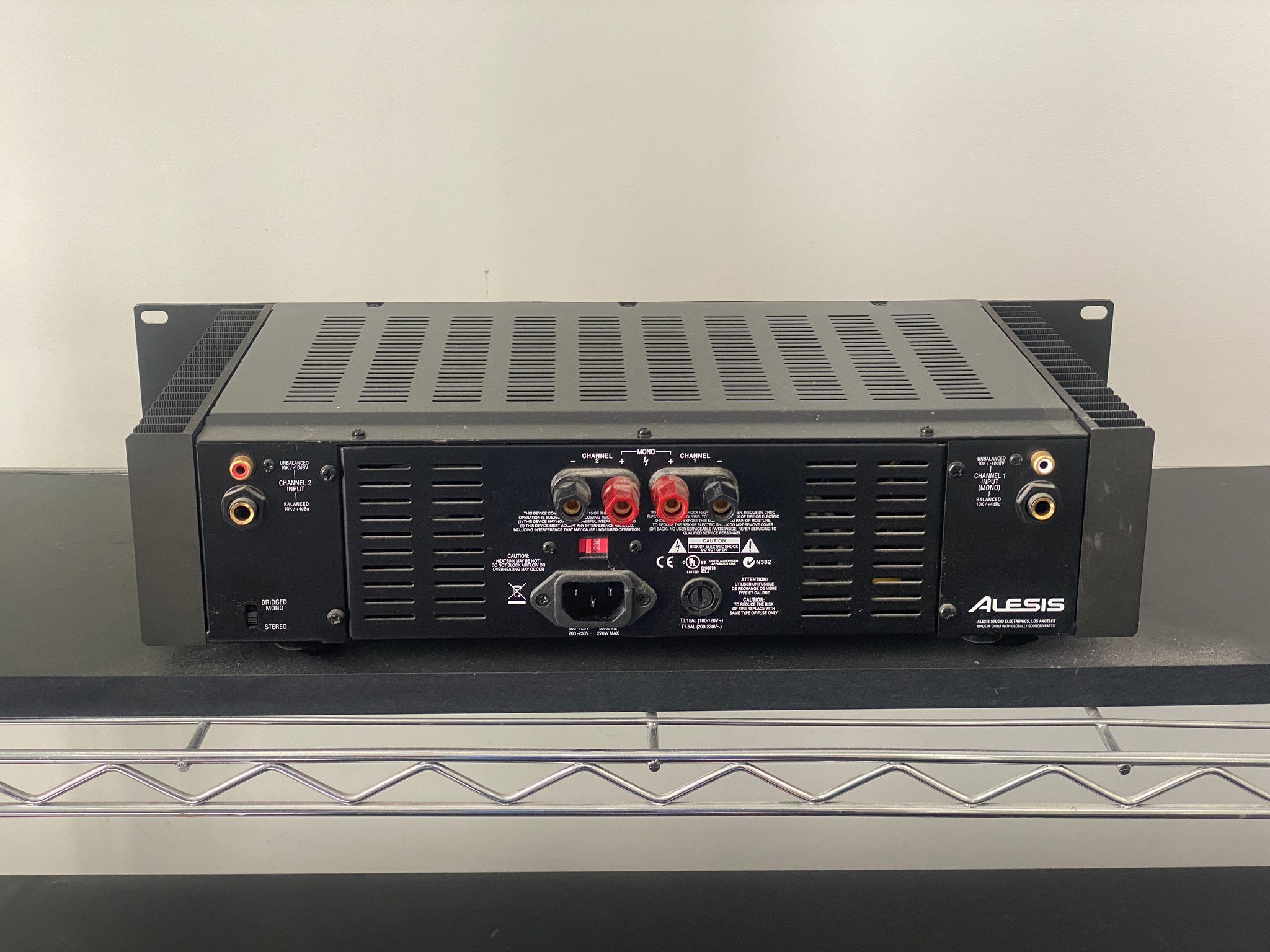 Alesis RA150 2 Channel Power Amplifier for sale online | eBay