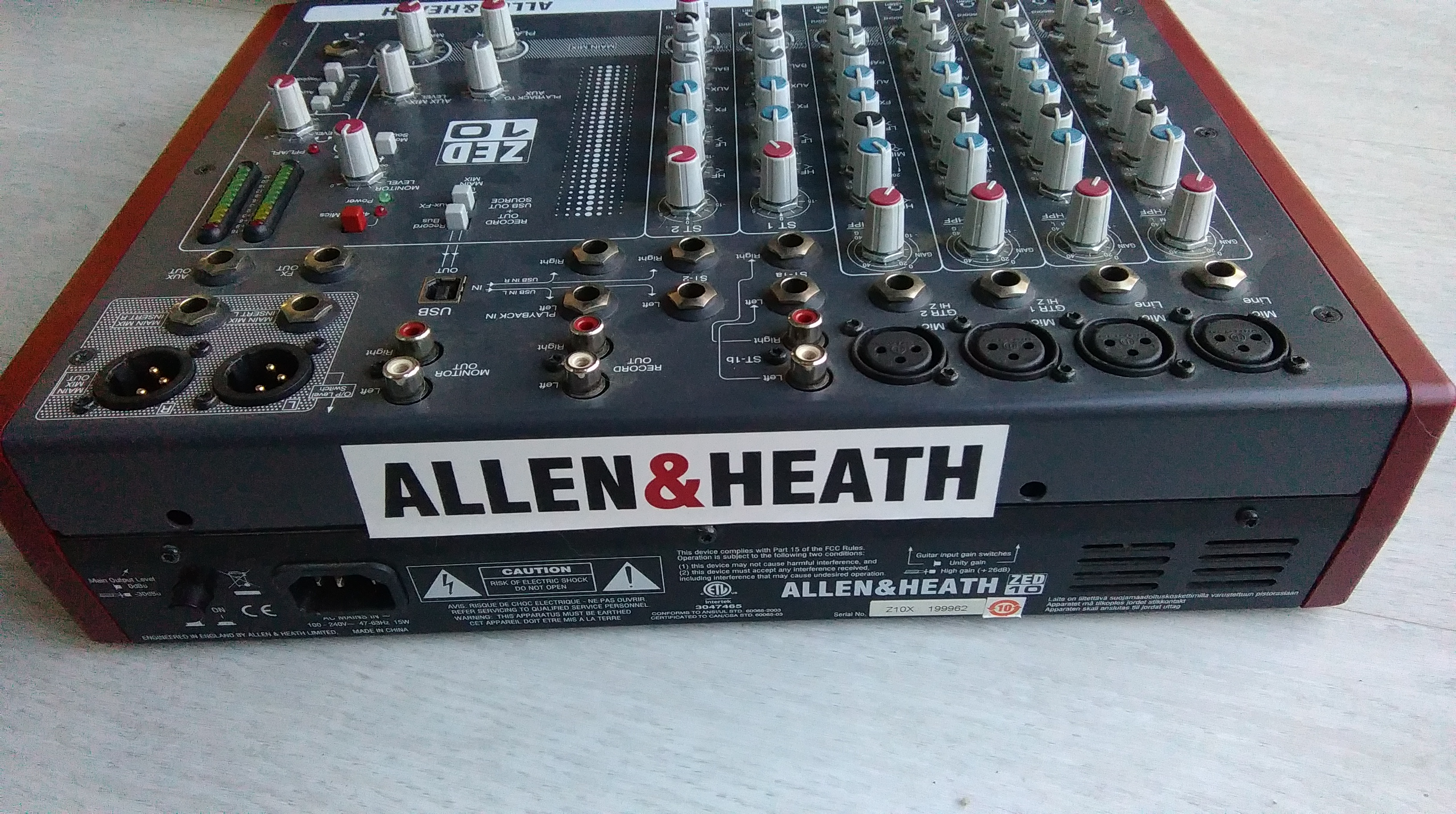 Allen & Heath ZED-10 Multipurpose Mini Mixer AH-ZED10 B&H Photo