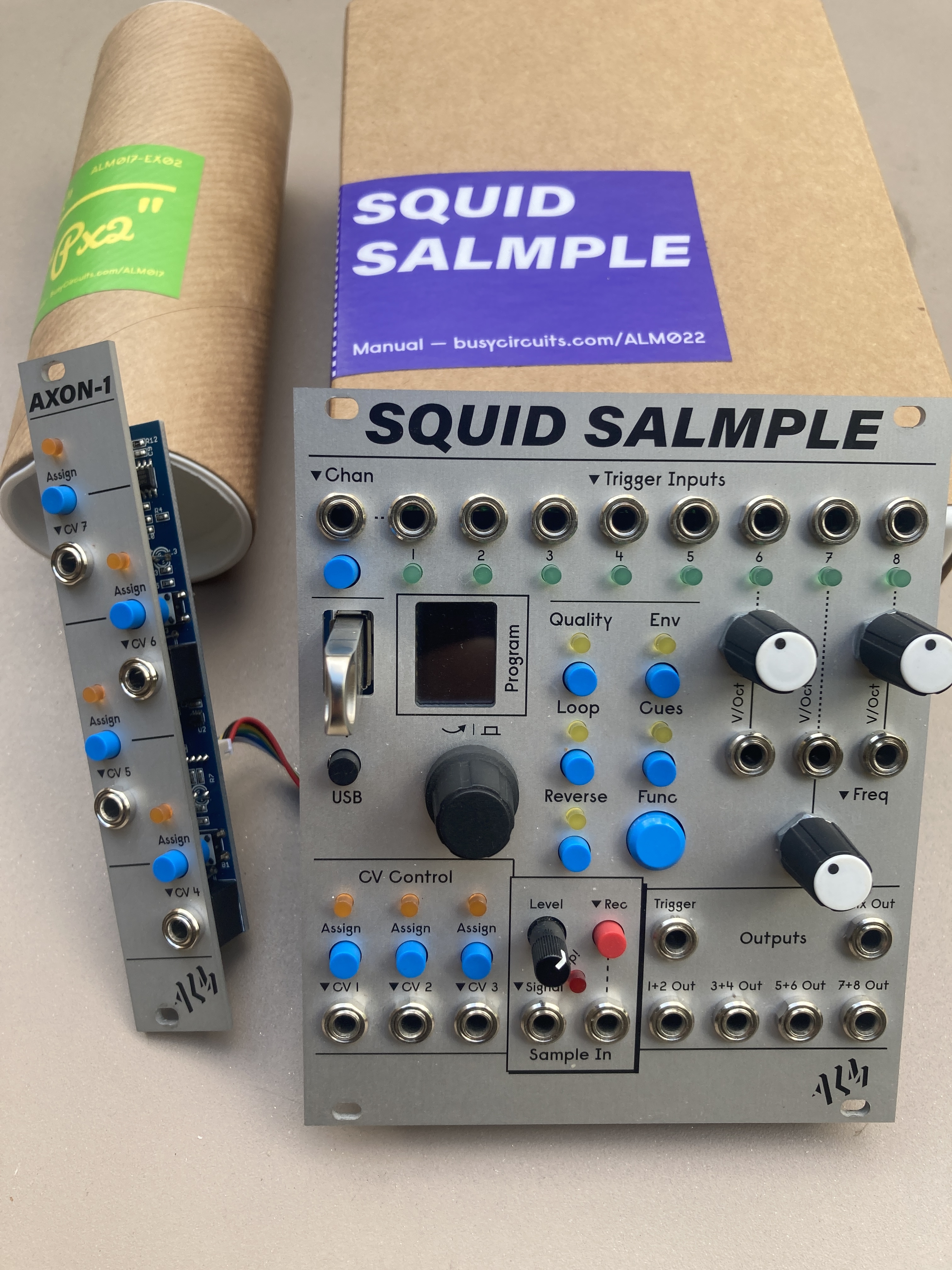 ALM022: Squid Salmpler ALM Busy Circuit - Audiofanzine