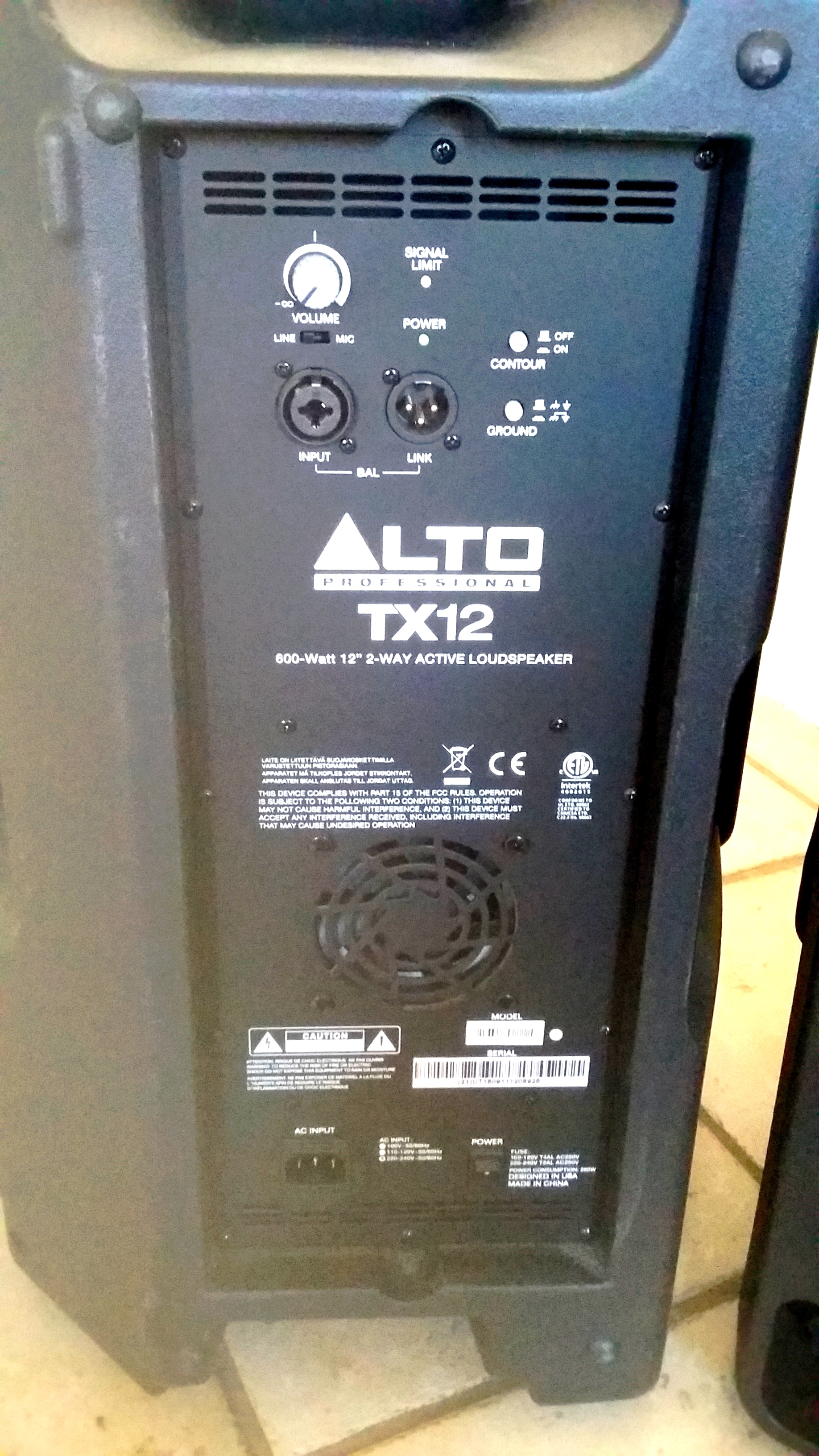 alto professional tx12