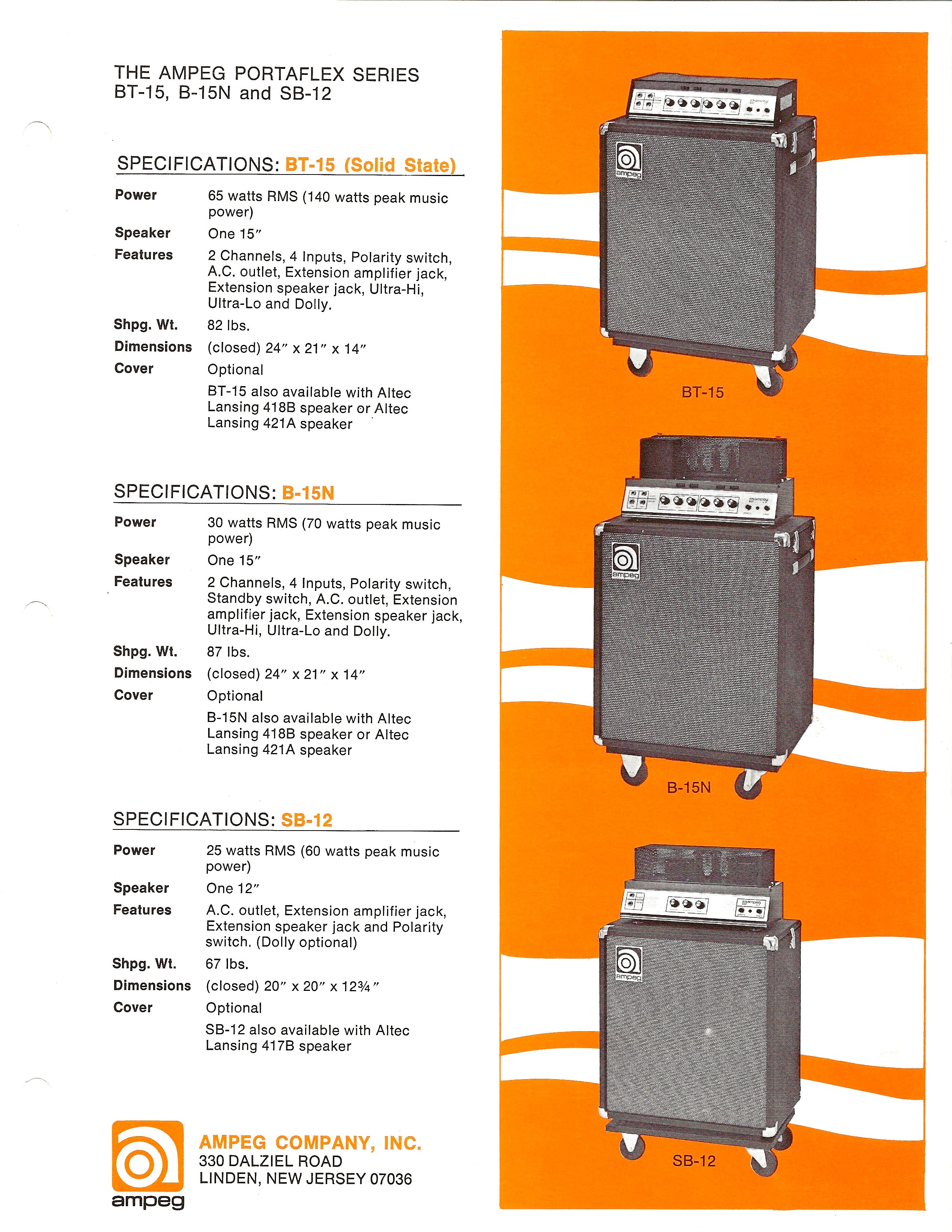 Ampeg B15 PortaFlex image (#992202) - Audiofanzine