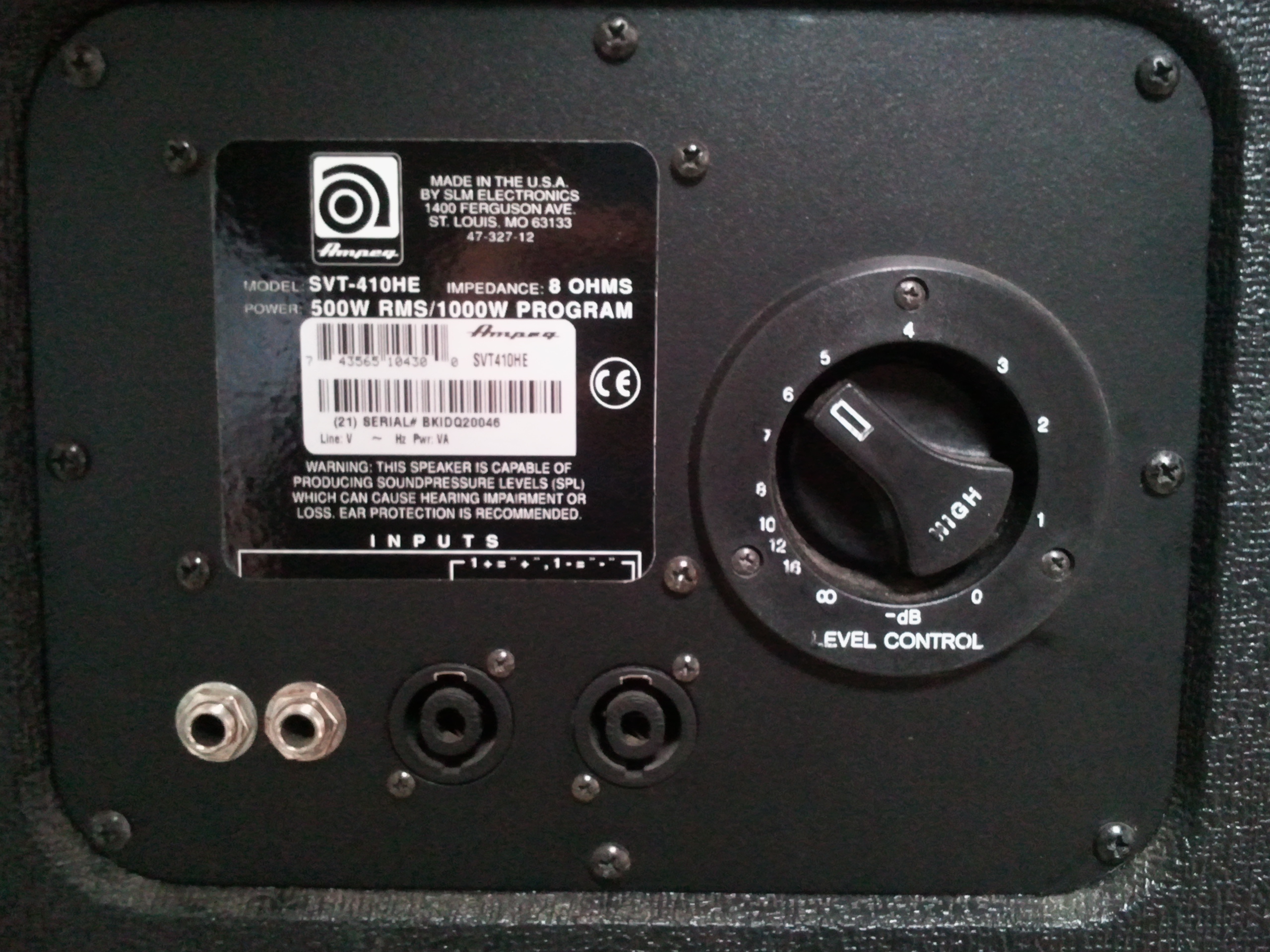 Ampeg SVT 410HE Image 266938 Audiofanzine