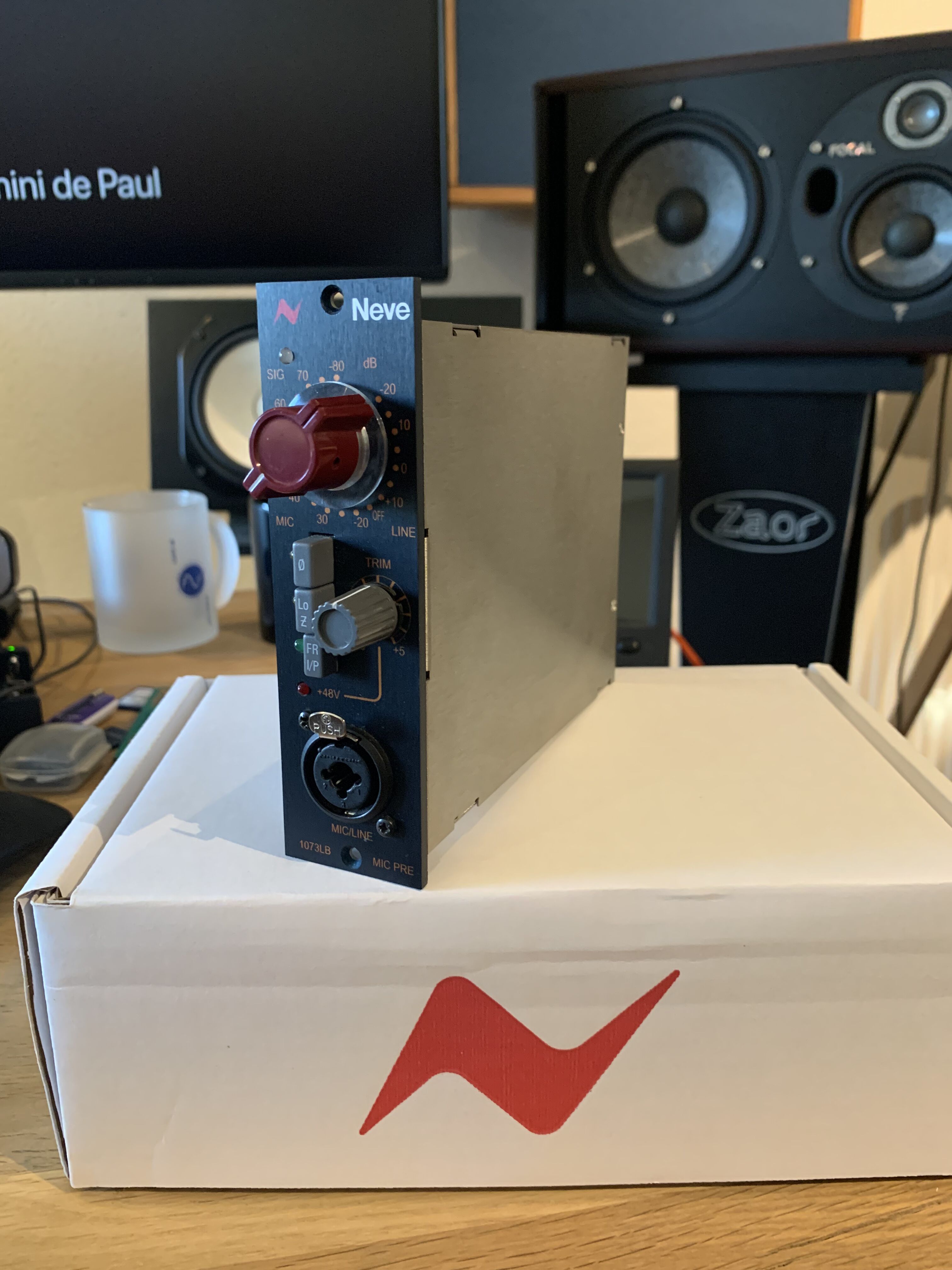 1073LB Mono Mic Preamp module AMSNeve Audiofanzine