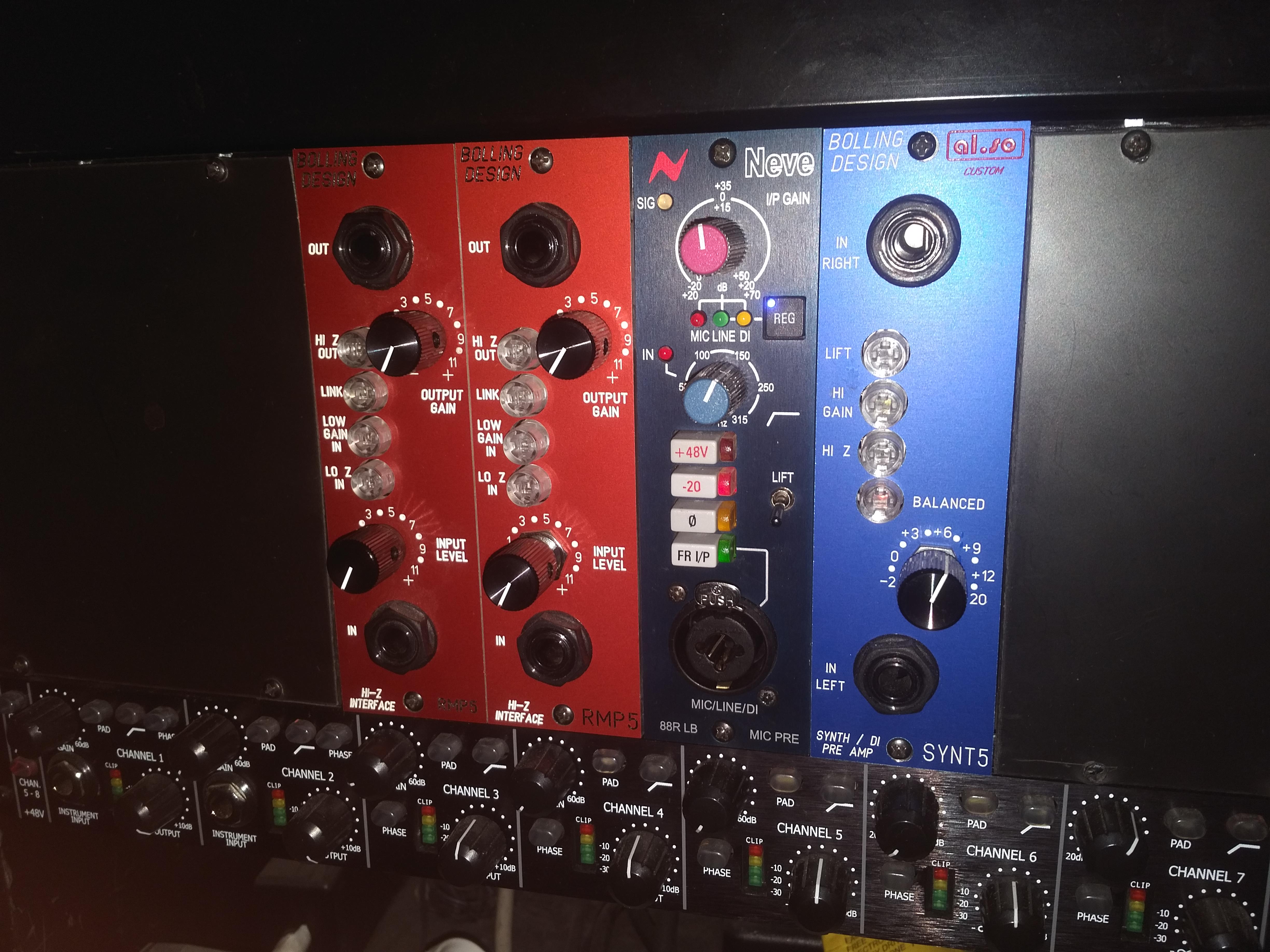 88R LB Mono Mic Preamp module AMSNeve Audiofanzine