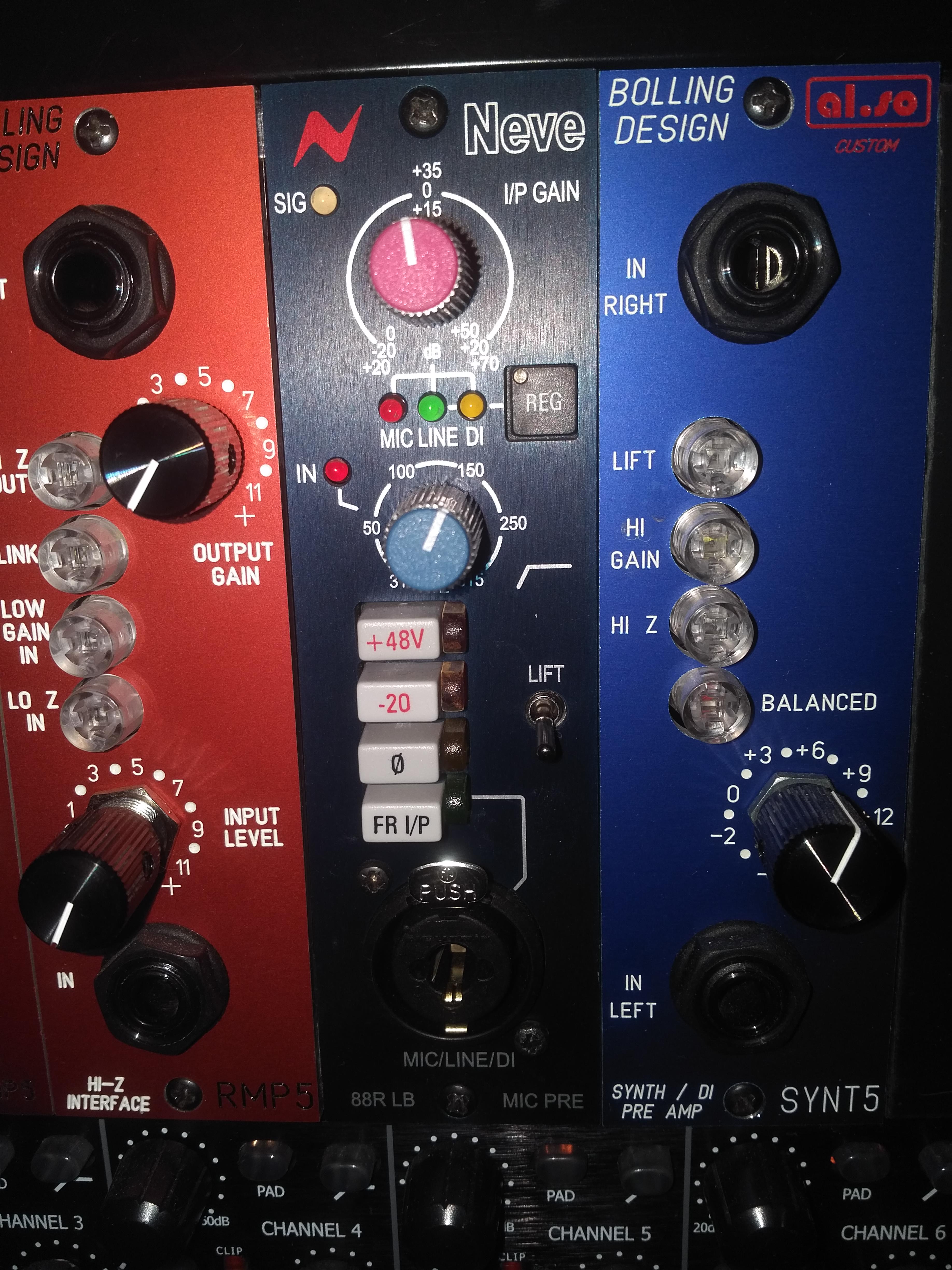 88R LB Mono Mic Preamp module AMSNeve Audiofanzine