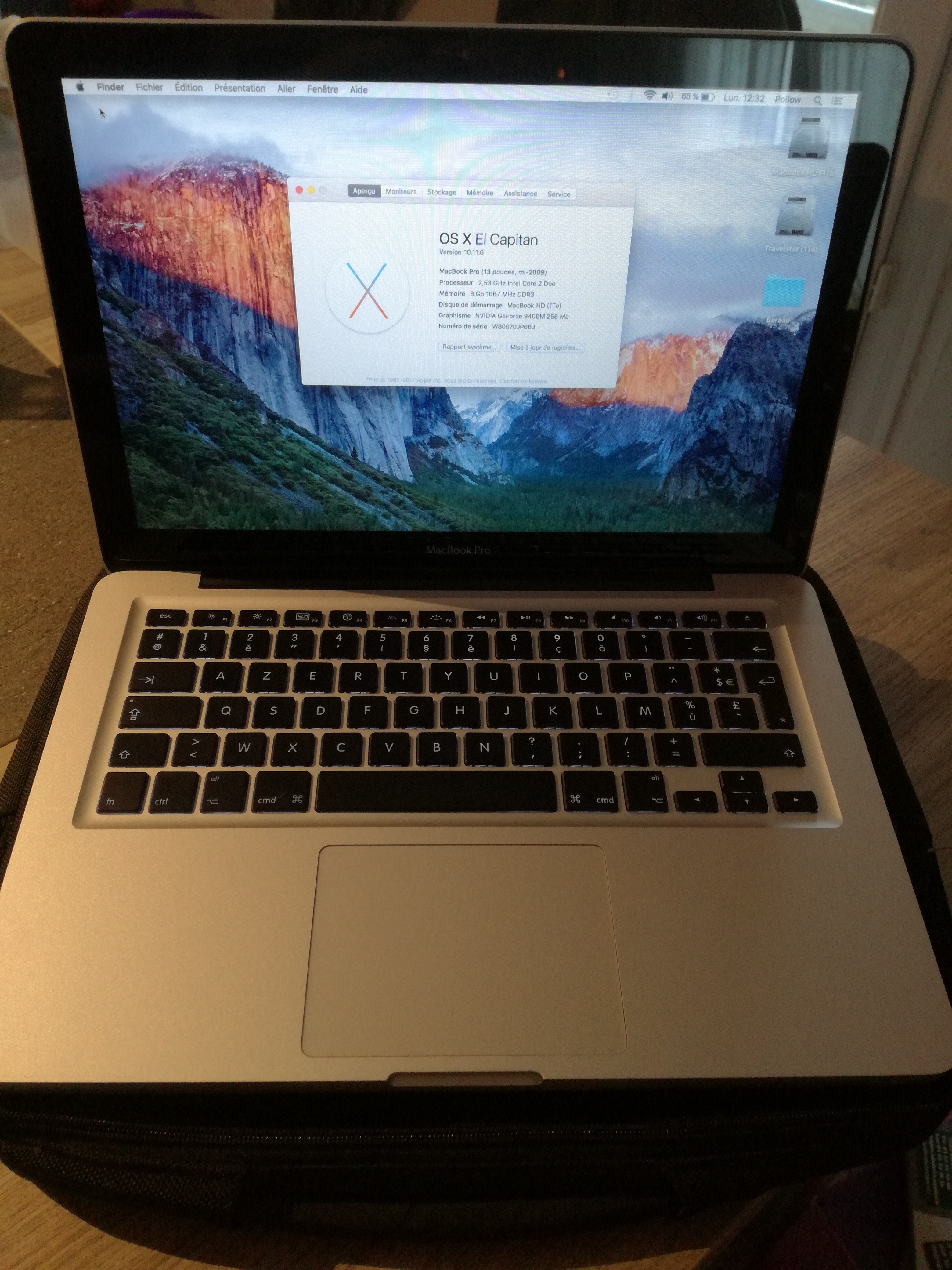 Photo Apple Macbook pro 13"3 2,53Ghz : Apple Macbook pro 13"3 2,53Ghz
