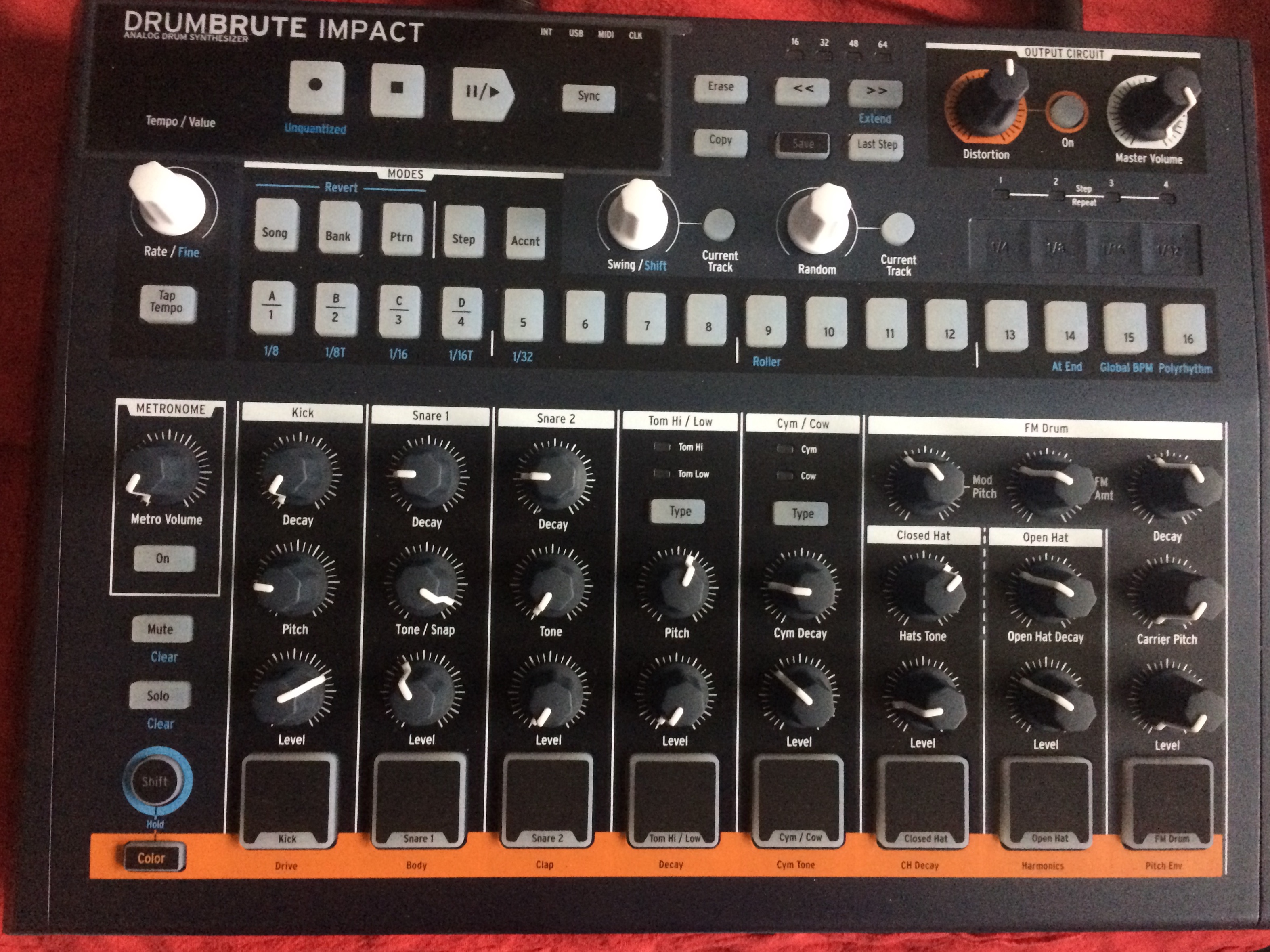 DRUMBRUTE IMPACT Arturia DrumBrute Impact Audiofanzine