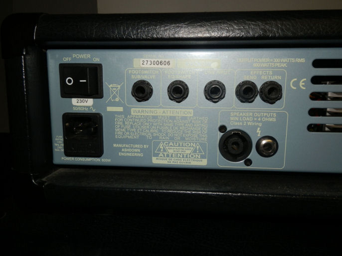 Photo Ashdown ABM 300 Evo II Head : Ashdown ABM 300 Evo II Head (68378