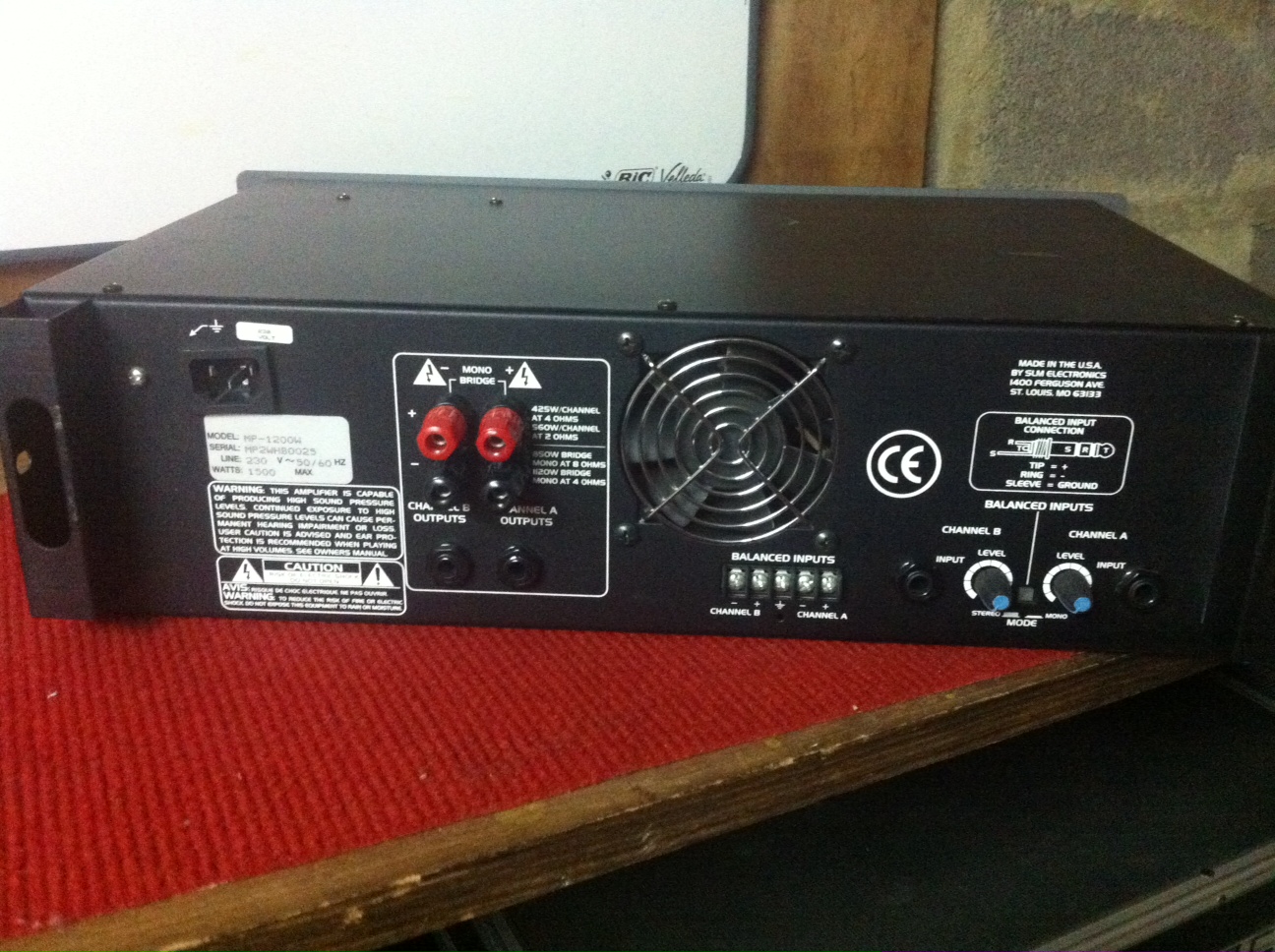 Audio Centron Equinox MP-1200 image (#1049058) - Audiofanzine