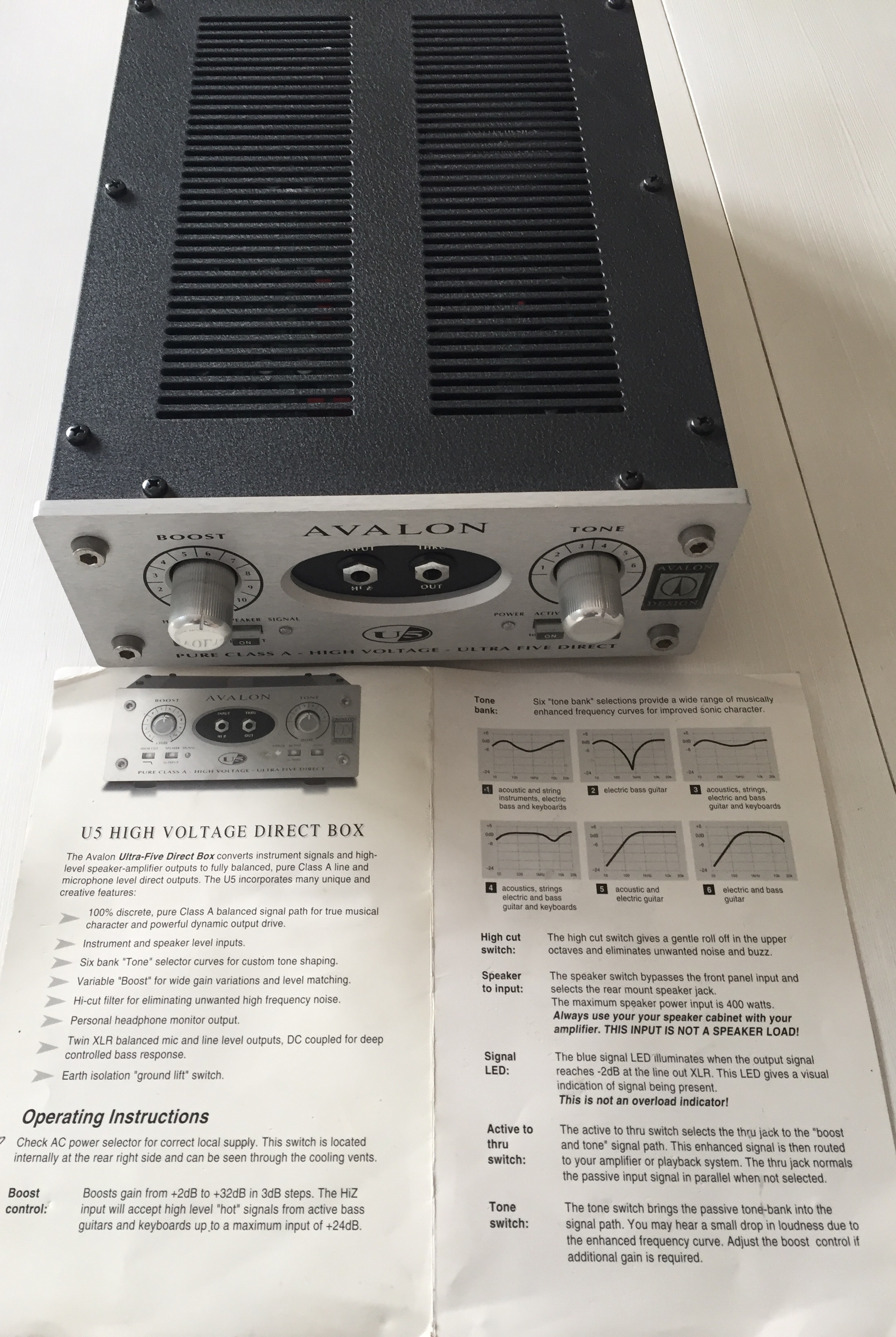 Avalon U5 DI Box (Pays de la Loire) Audiofanzine