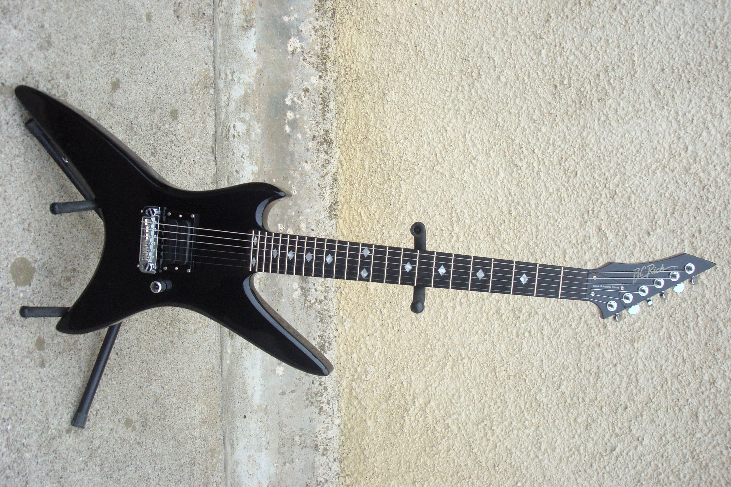 Photo B.C. Rich Stealth Chuck Schuldiner Tribute - Onyx : B.C. Rich ...