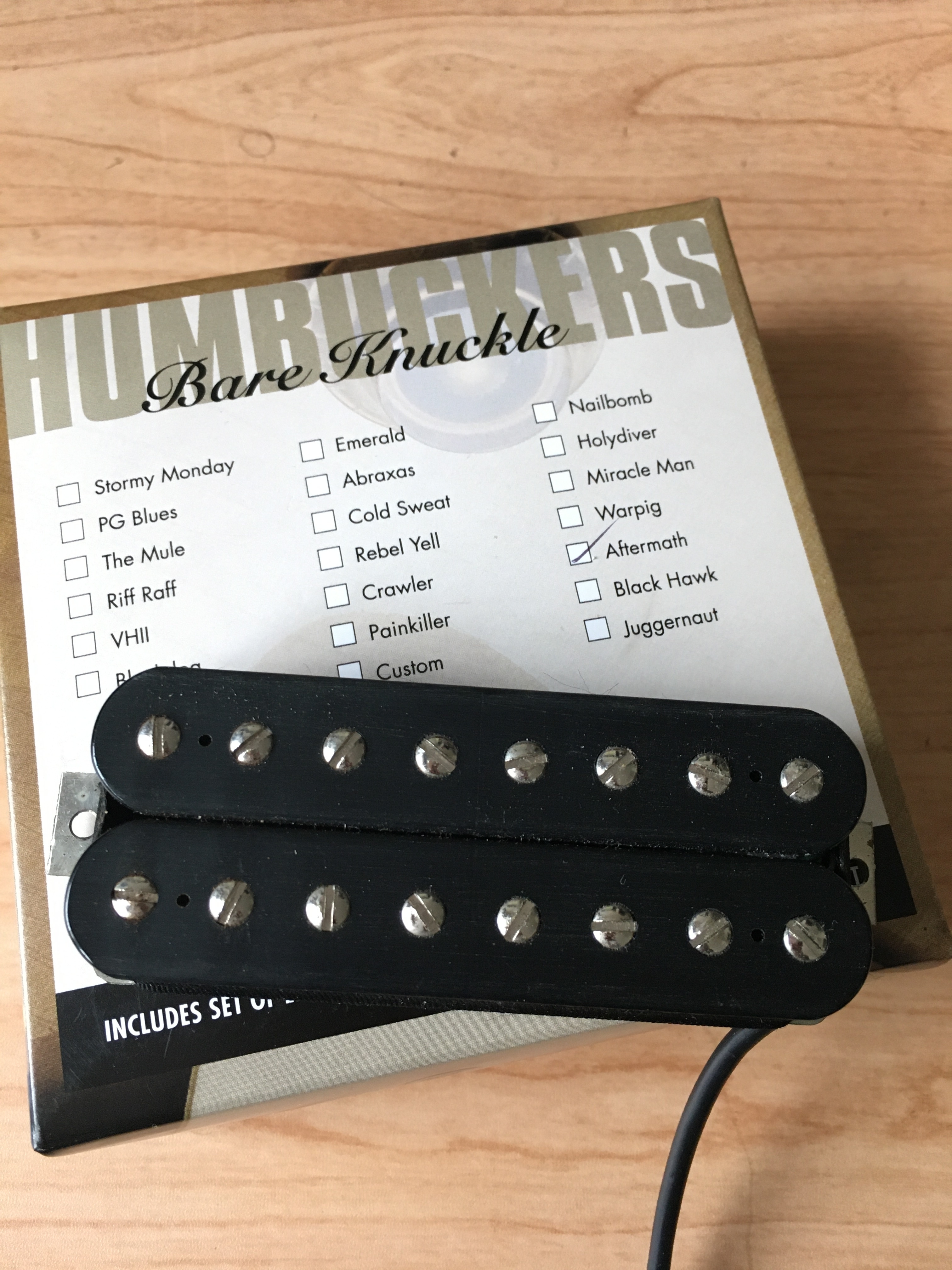 AFTERMATH - Bare Knuckle Pickups Aftermath - Audiofanzine