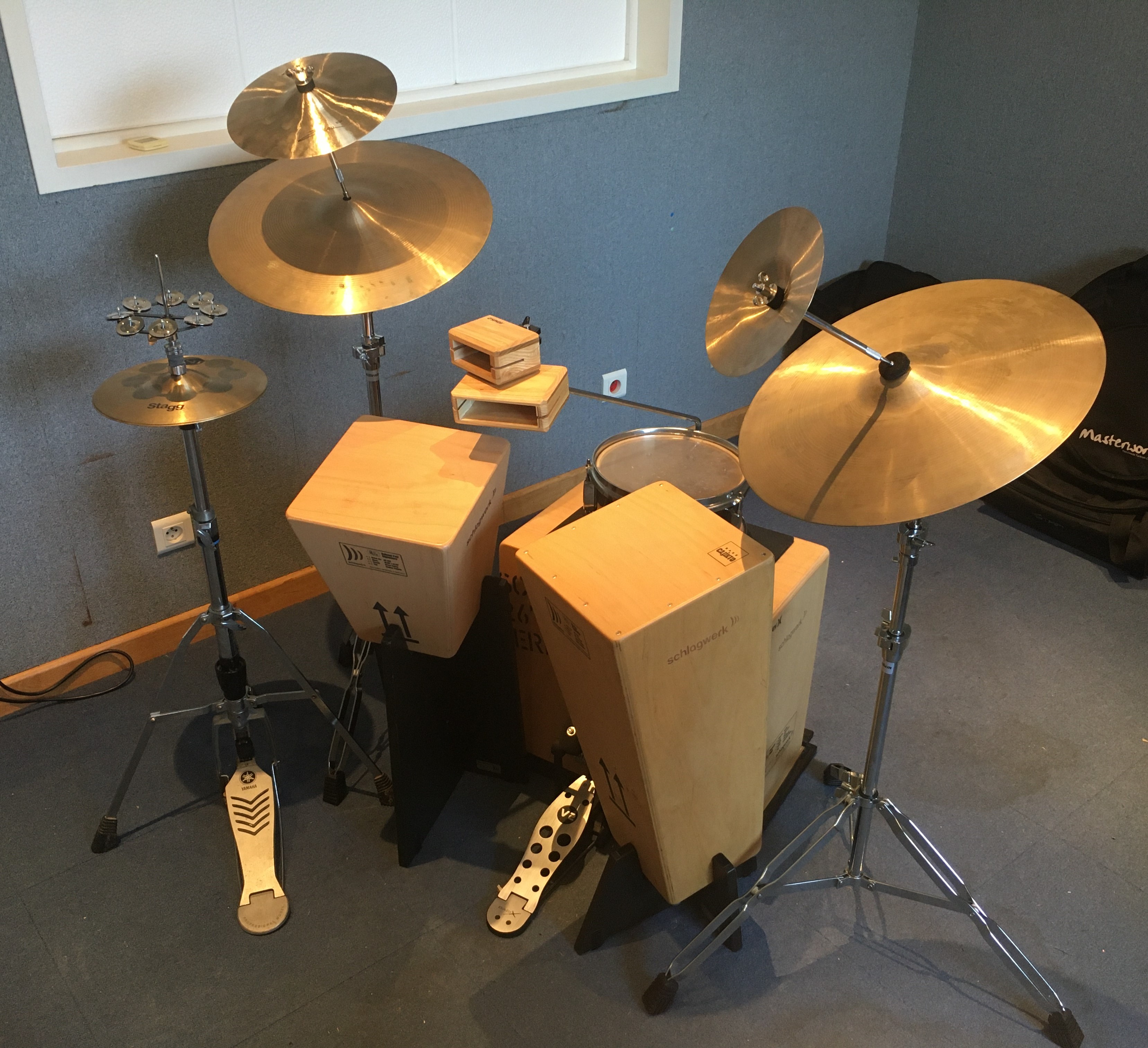 KIT BATTERIE CAJON SCHLAGWERK EN BOIS. (LanguedocRoussillon