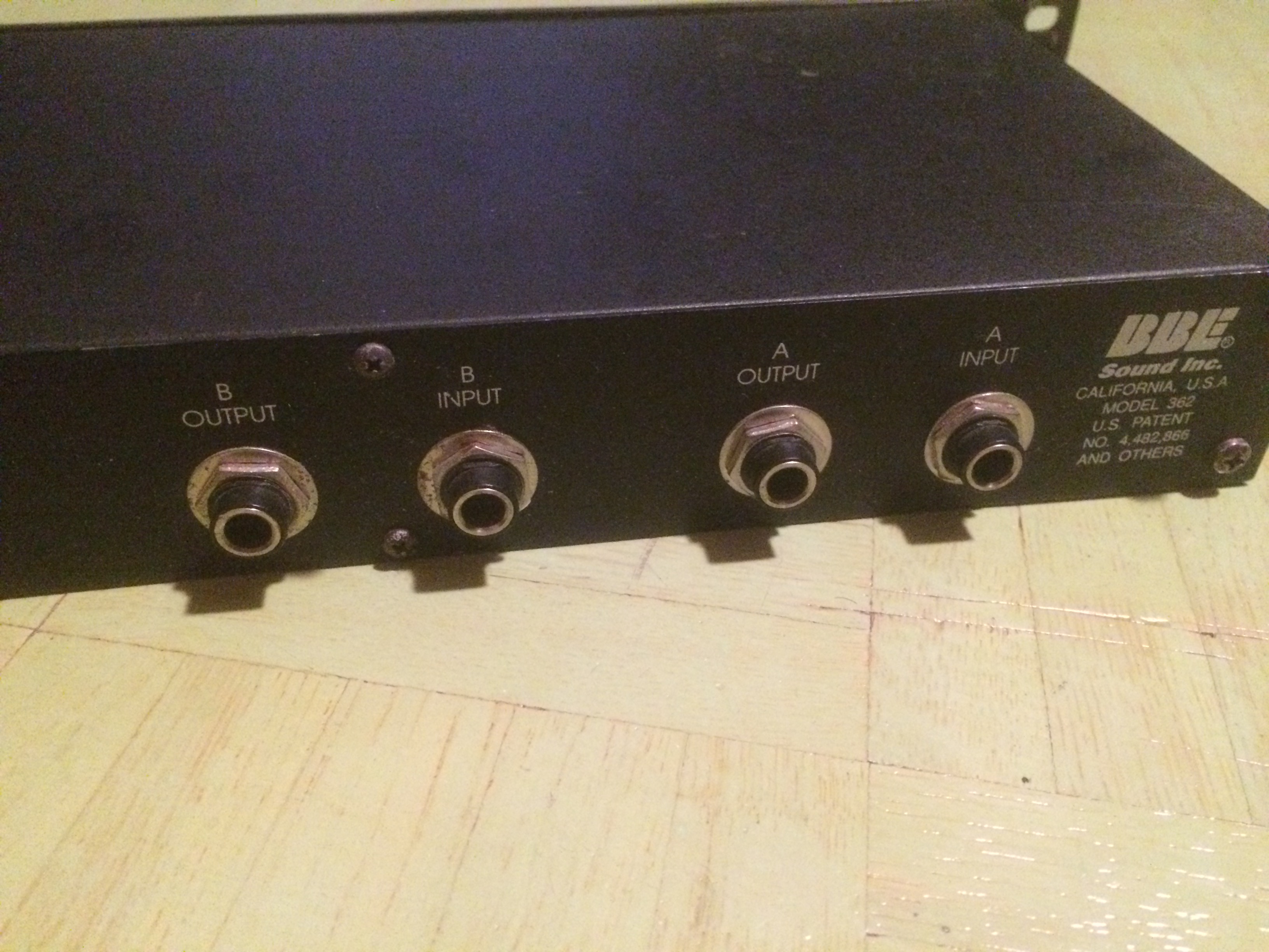 SONIC MAXIMIZER 362 BBE Sonic Maximizer 362 Audiofanzine