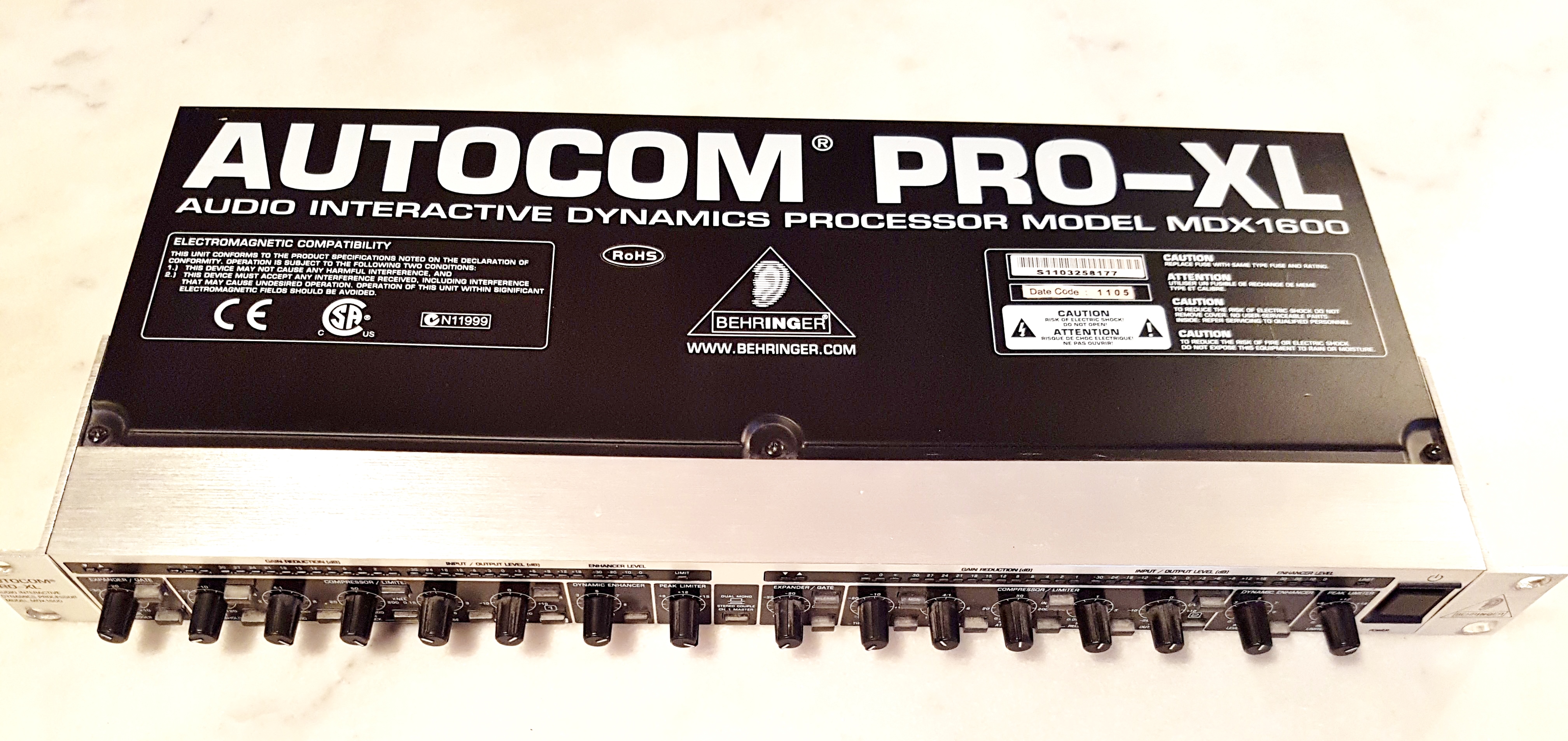 Photo Behringer ProXL MDX1600 Behringer ProXL