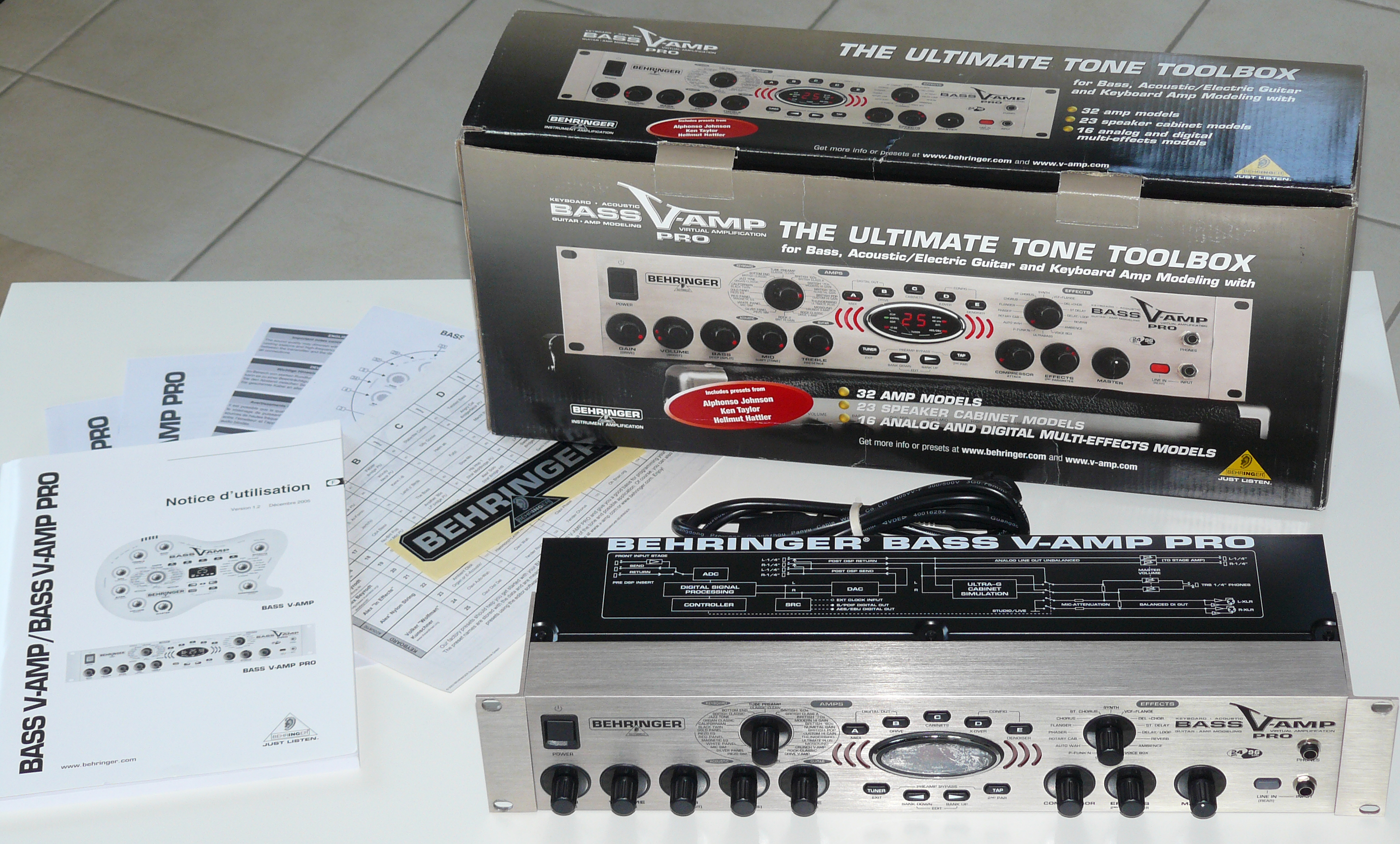 Behringer bass v amp pro user manual download