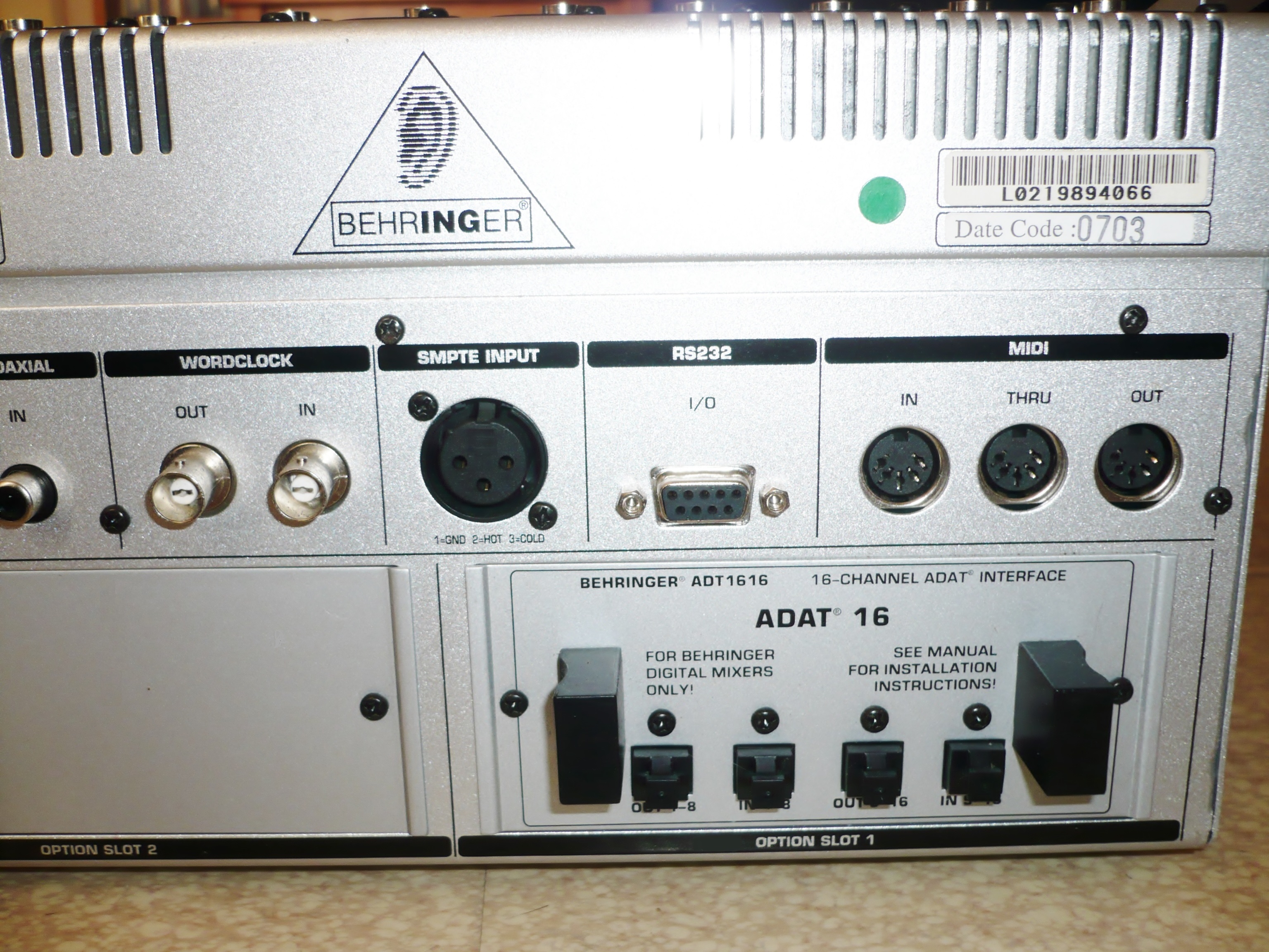 DDX3216 Behringer DDX3216 Audiofanzine
