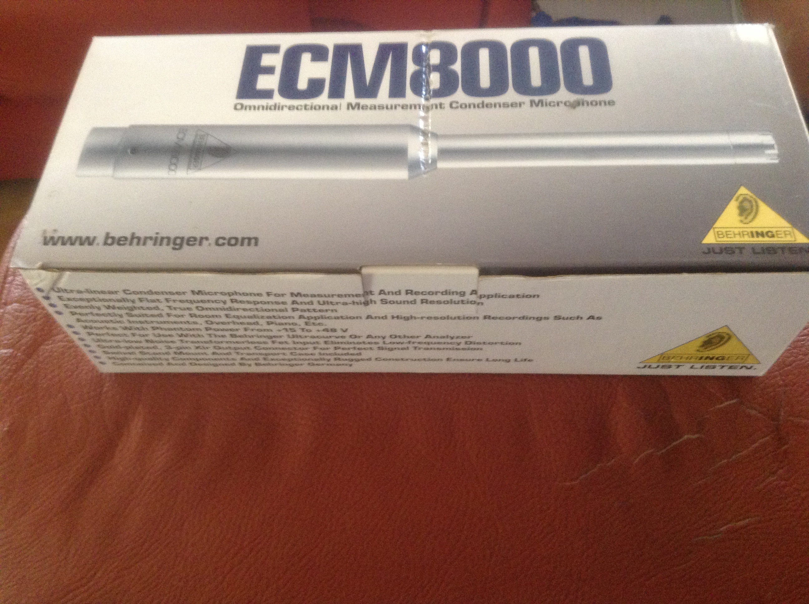 behringer ecm8000 smaart curve