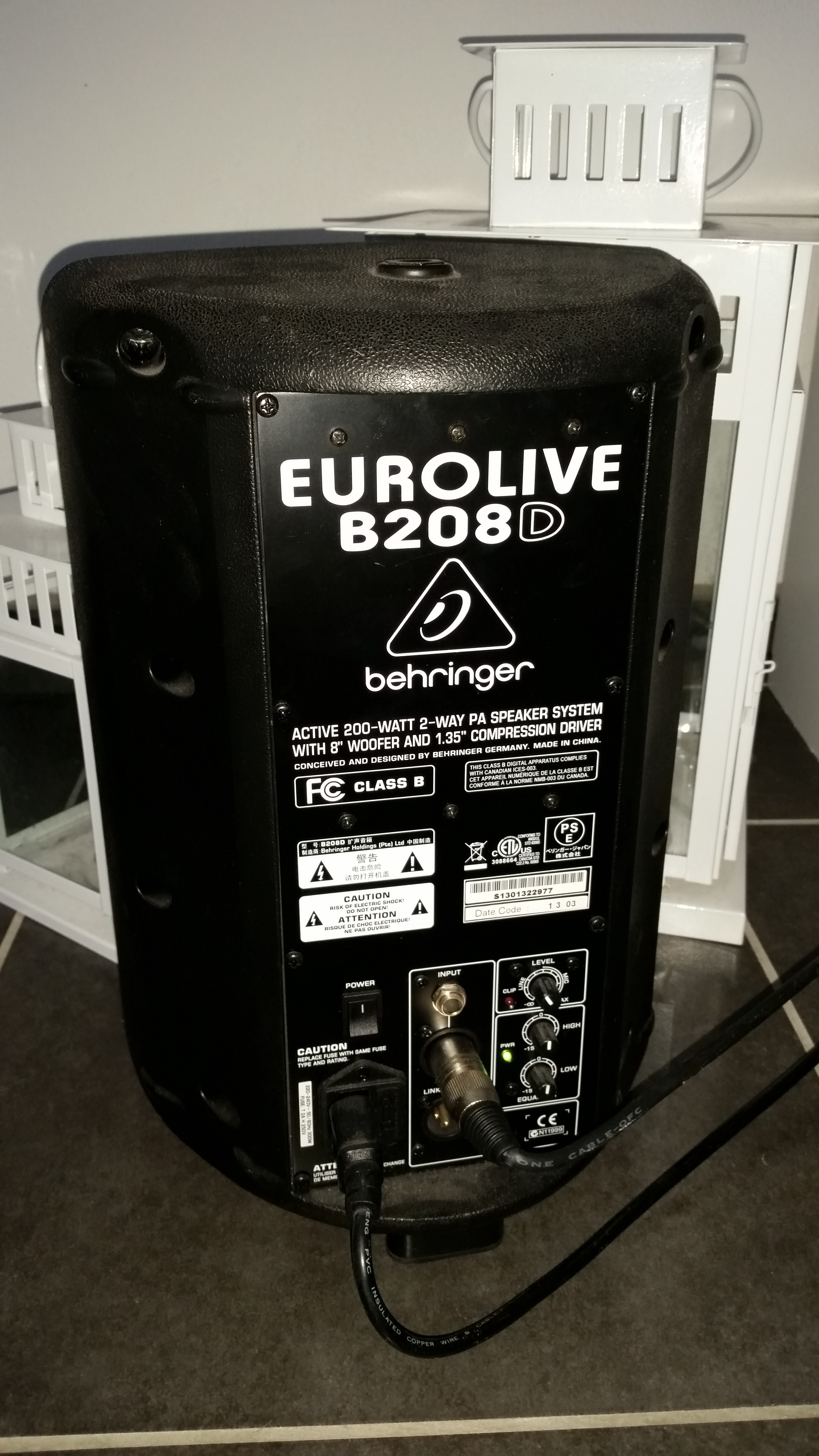 べリンガー EUROLIVE B208D(品) オーディオ機器 | vfv-wien.at