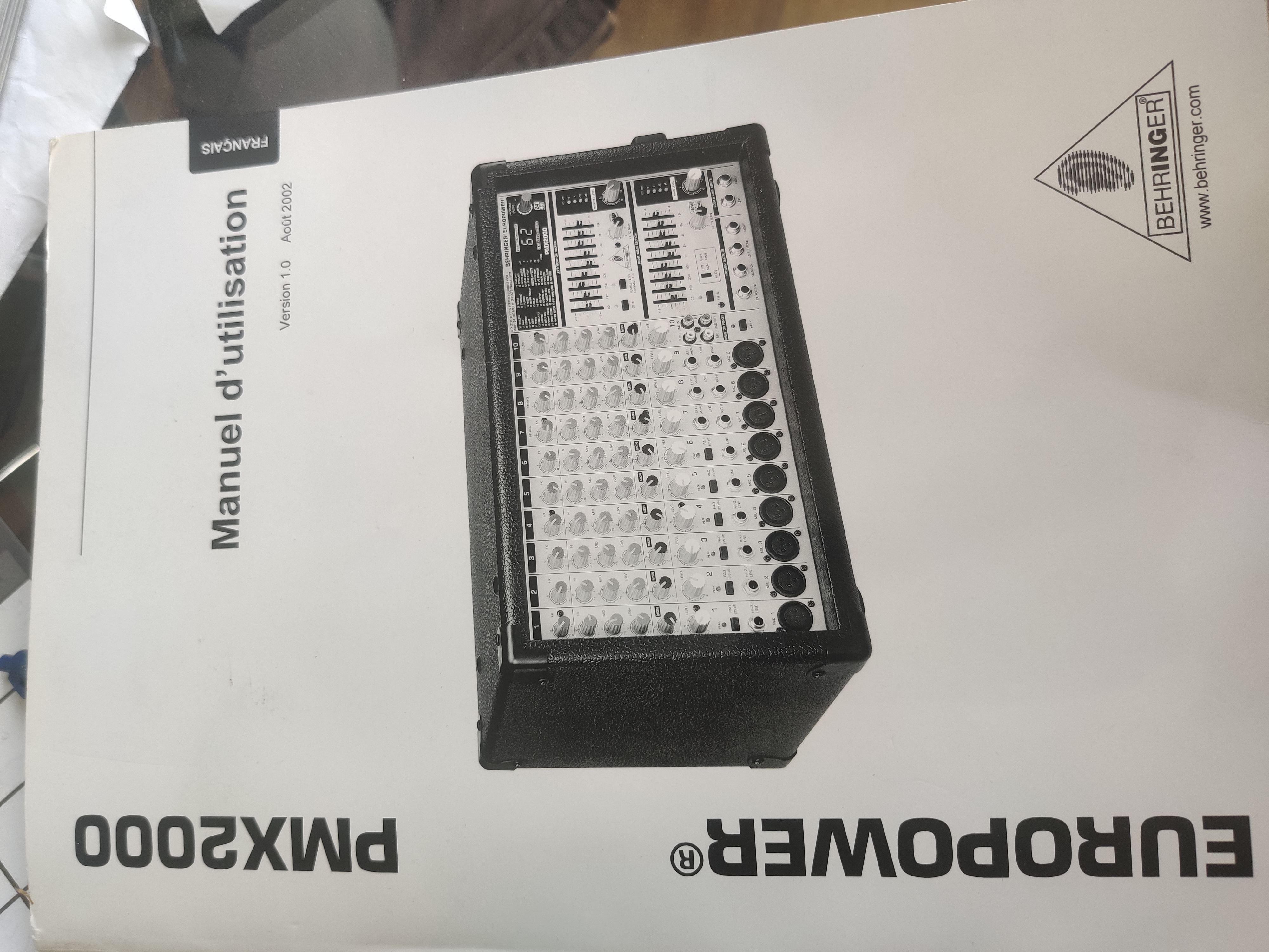 Europower PMX2000 - Behringer Europower PMX2000 - Audiofanzine Europower PMX2000 - Behringer Europower PMX2000 - Audiofanzine