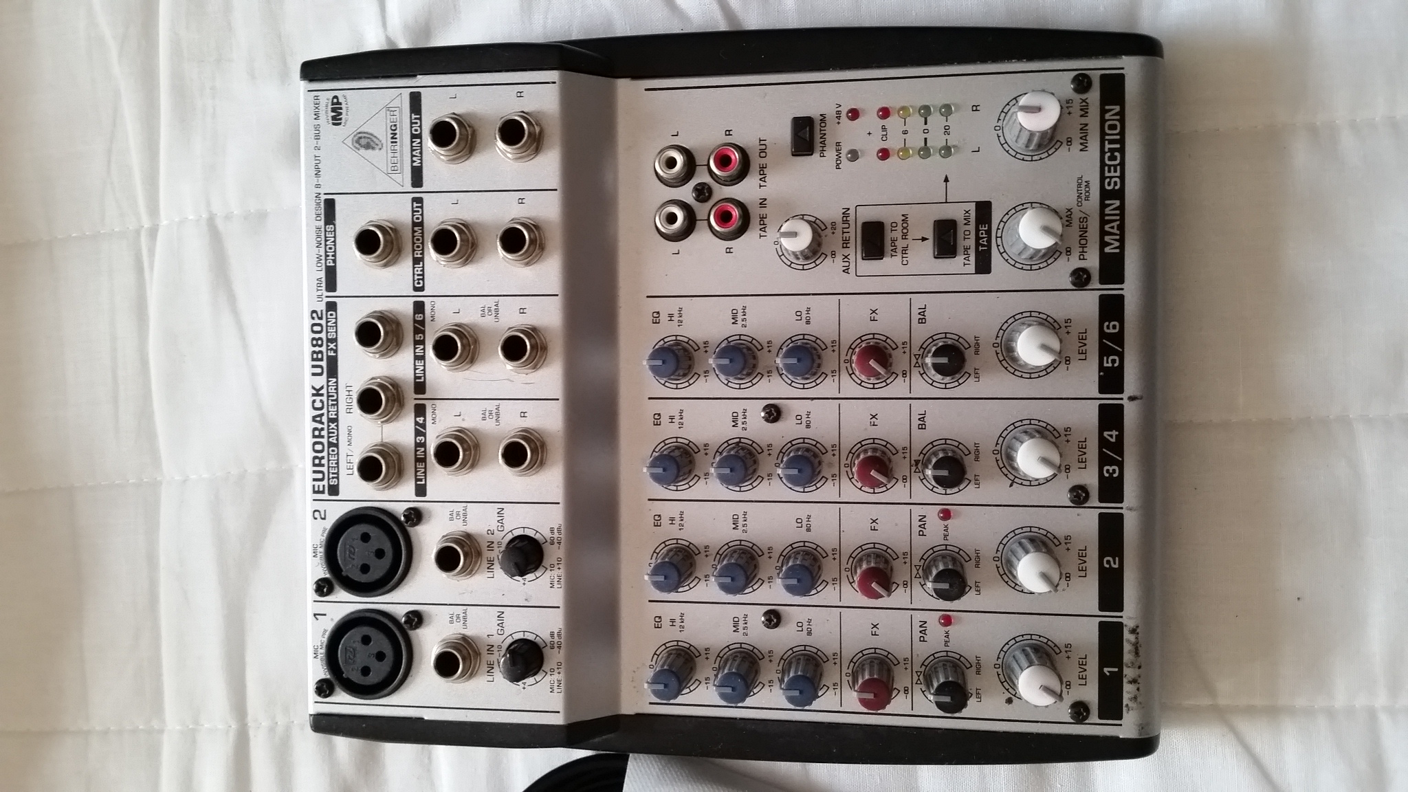 Eurorack ub802 как подключить к компьютеру