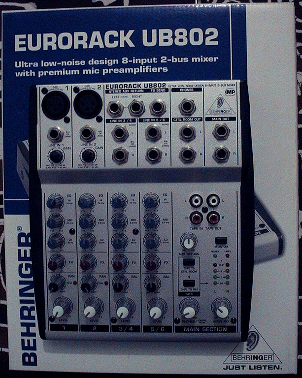 Eurorack ub802 как подключить к компьютеру