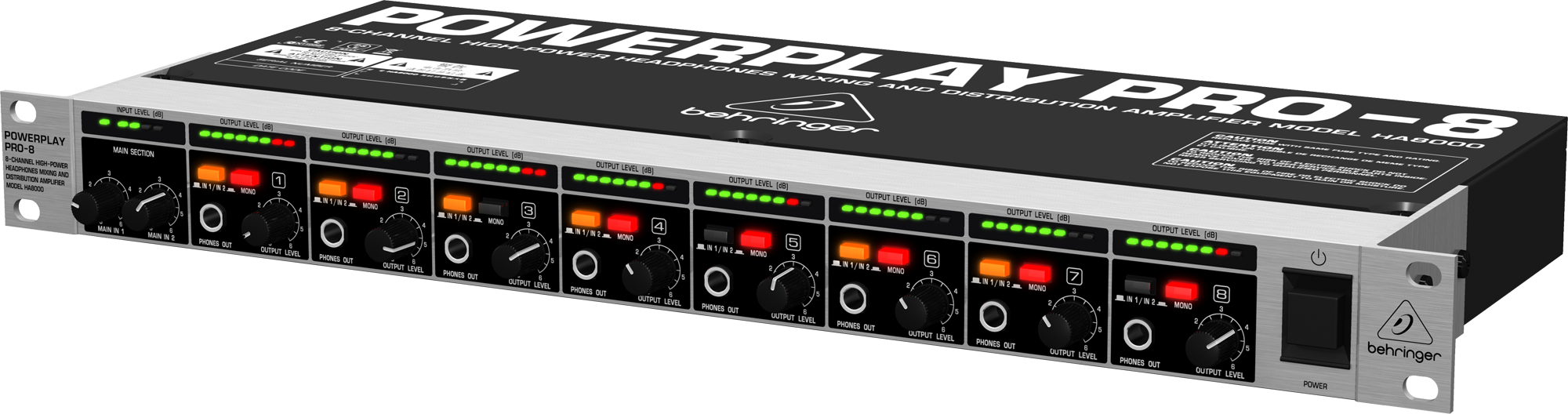 Behringer Powerplay Pro8 HA8000 image (948399) Audiofanzine